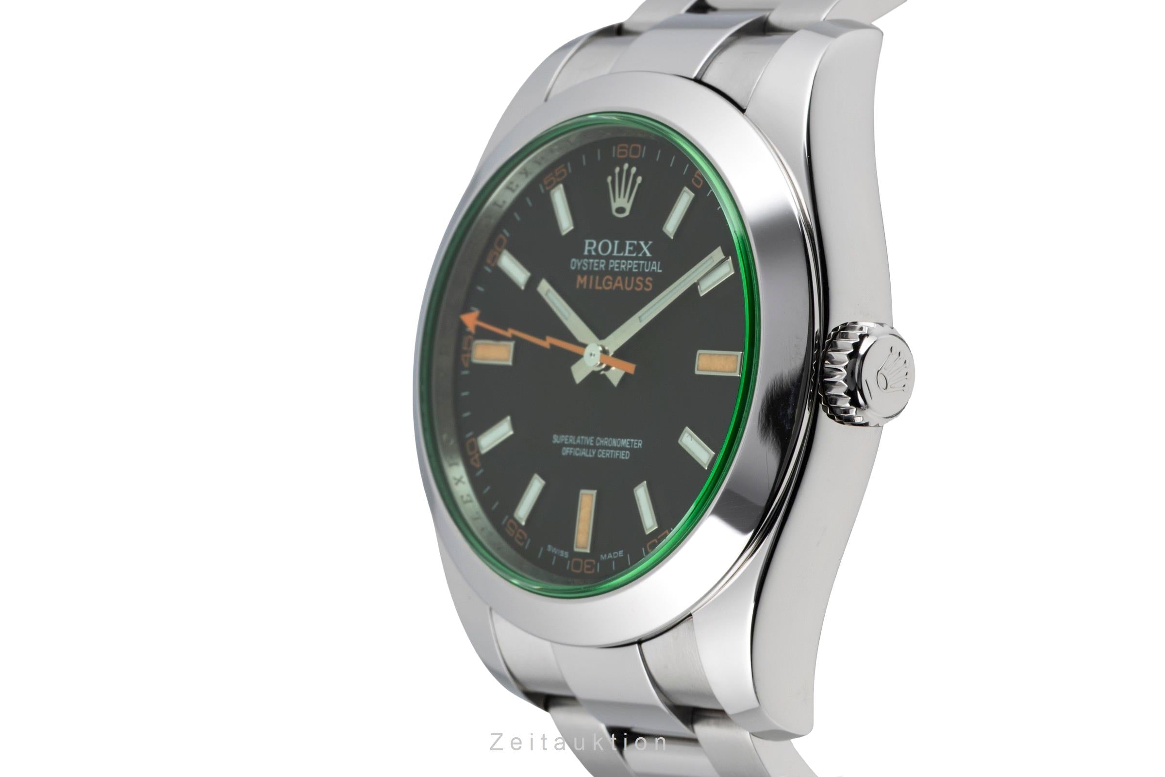 Rolex Milgauss steel automatic men's watch 116400GV  [2604148]