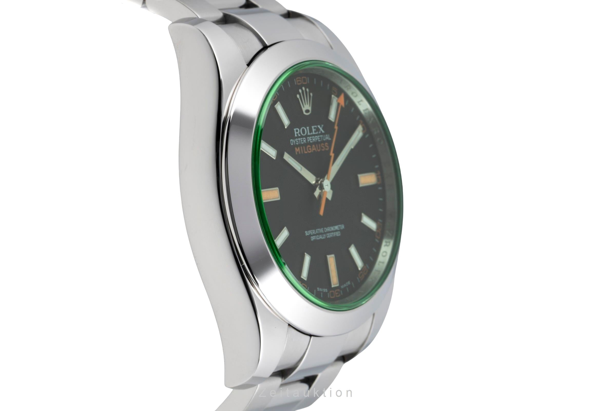 Rolex Milgauss steel automatic men's watch 116400GV  [2604148]