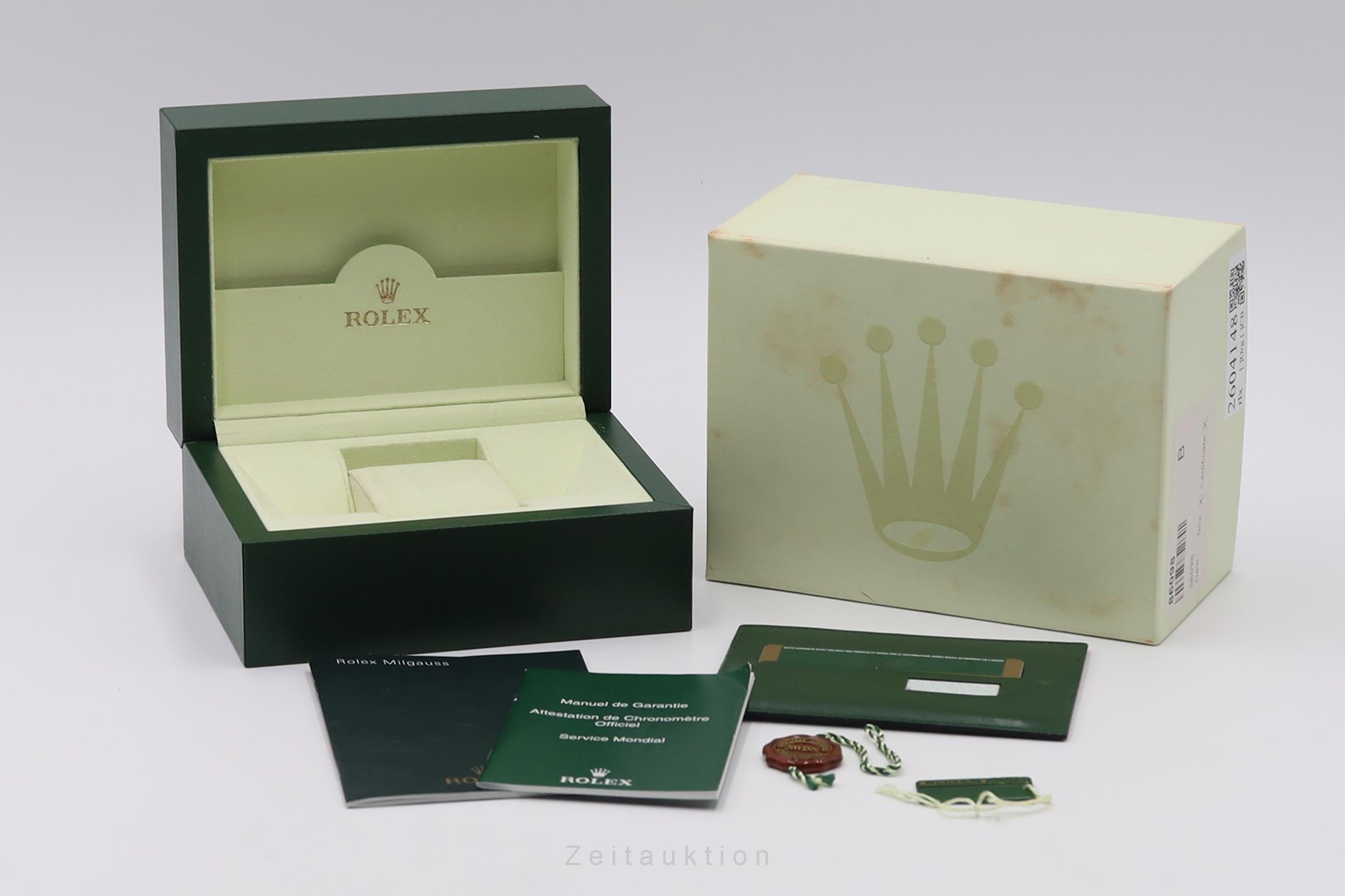 Rolex Milgauss steel automatic men's watch 116400GV  [2604148]