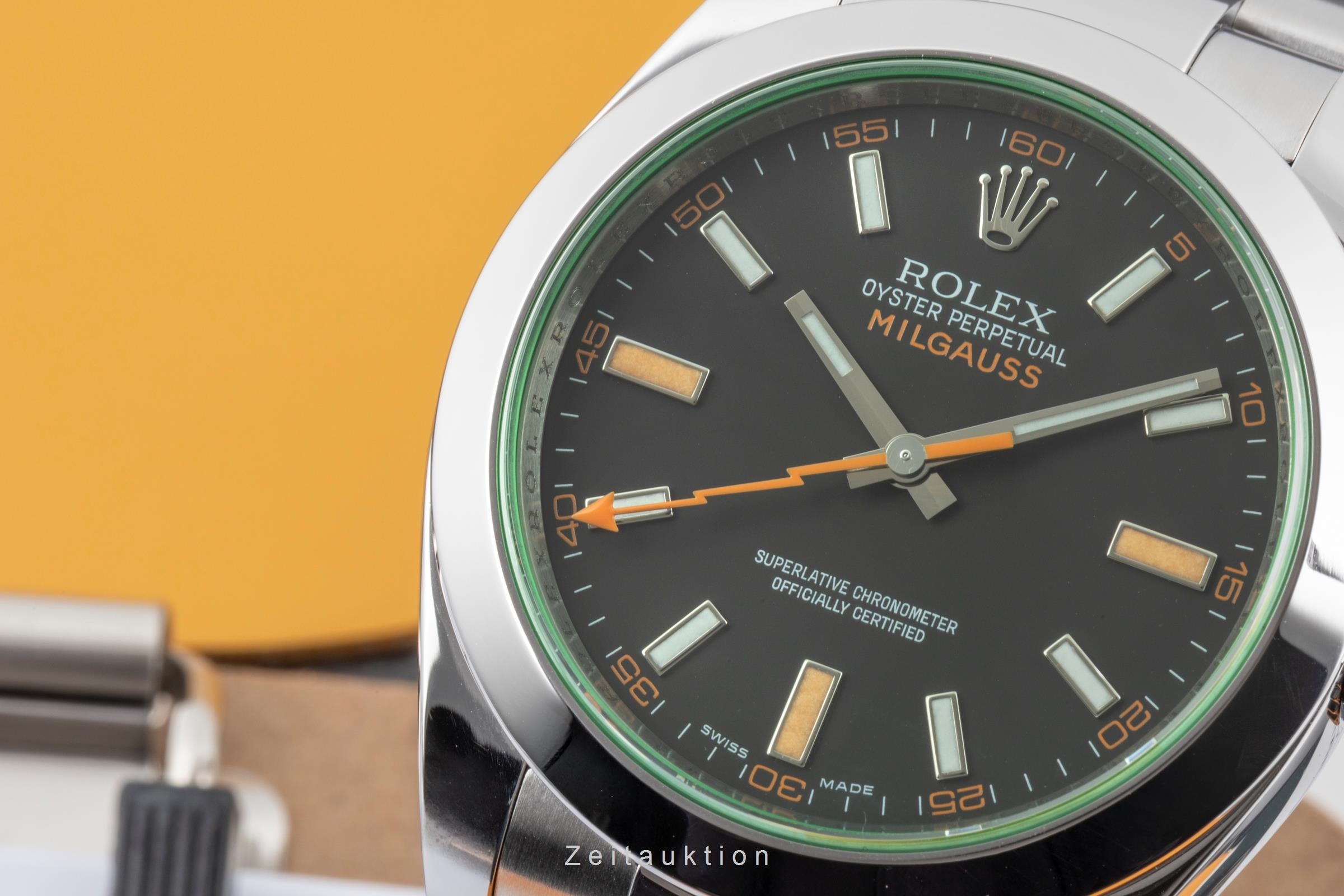 Rolex Milgauss steel automatic men's watch 116400GV  [2604148]