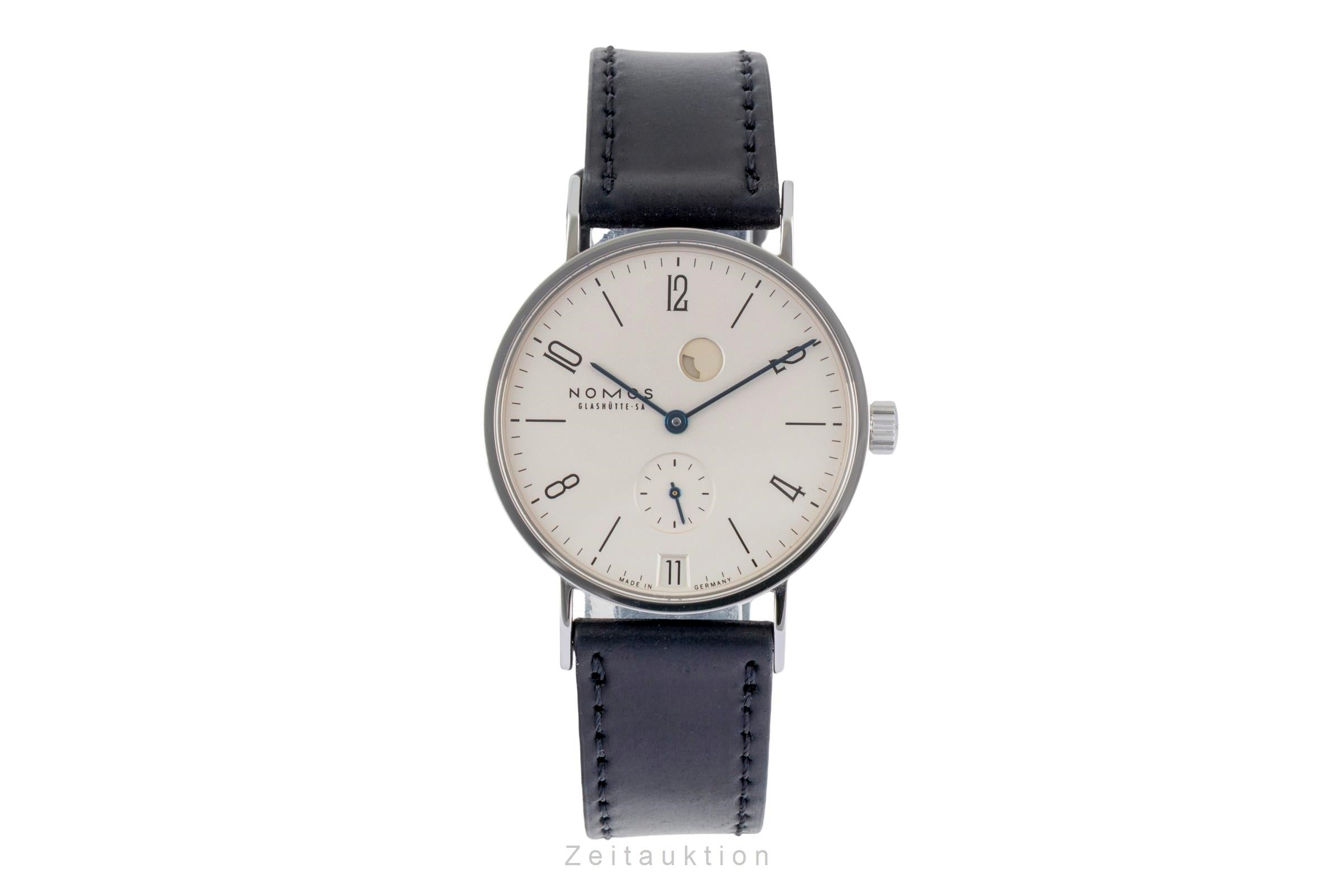 Nomos Tangente acero cuerda manual reloj para caballeros 131 LP: 3000EUR  [2604149]