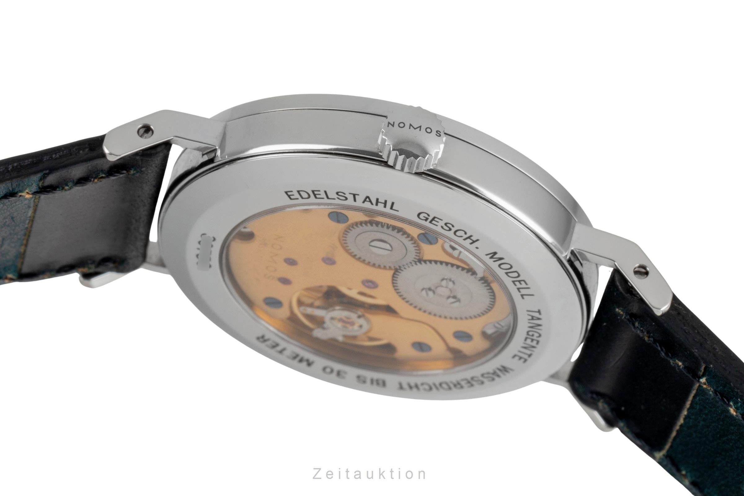 Nomos Tangente acero cuerda manual reloj para caballeros 131 LP: 3000EUR  [2604149]