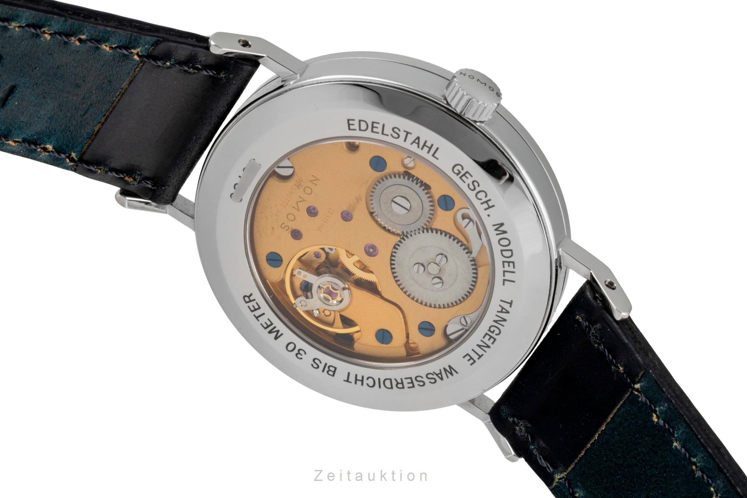 Nomos Tangente acero cuerda manual reloj para caballeros 131 LP: 3000EUR  [2604149]
