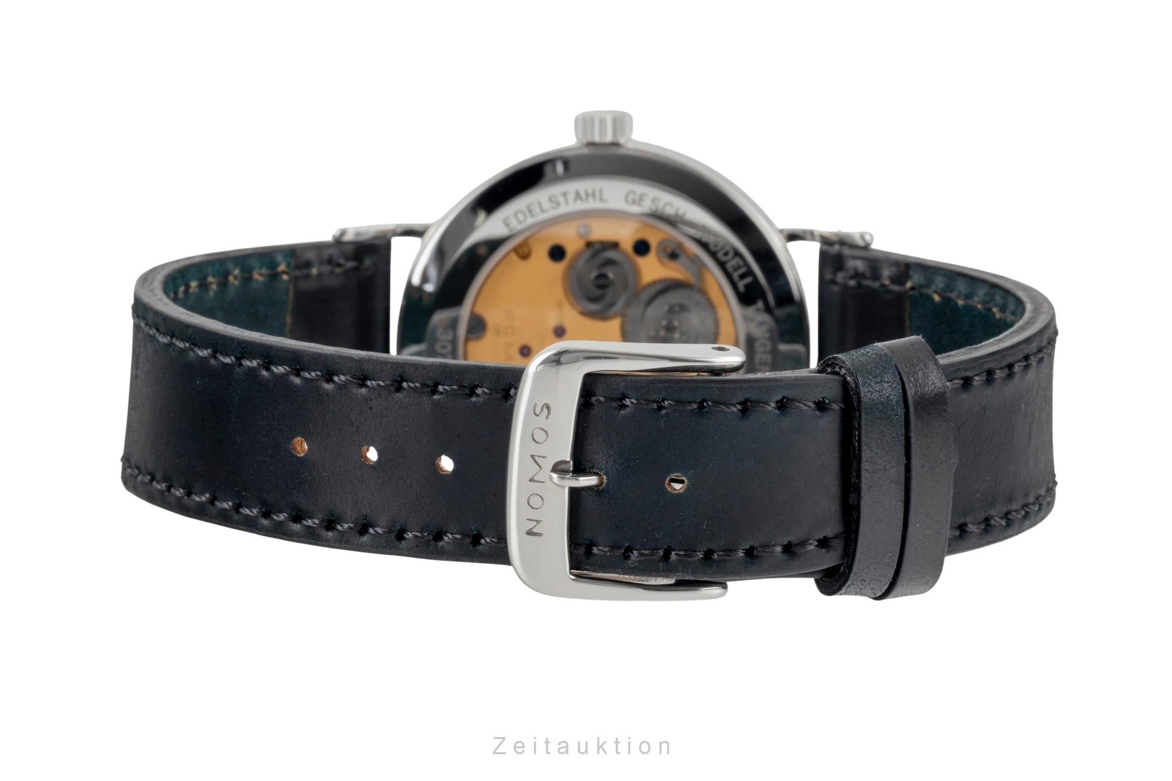 Nomos Tangente acero cuerda manual reloj para caballeros 131 LP: 3000EUR  [2604149]
