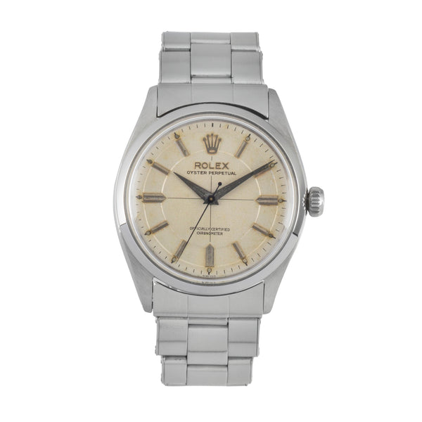 Rolex Oyster Perpetual 34 Edelstahl Automatik Herrenuhr Ref. 6564 Vintage  [2604153]