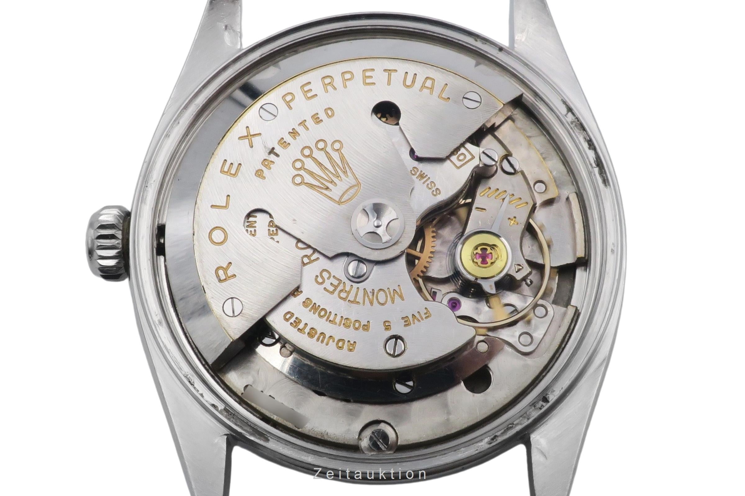 Rolex Oyster Perpetual 34 Edelstahl Automatik Herrenuhr Ref. 6564 Vintage  [2604153]
