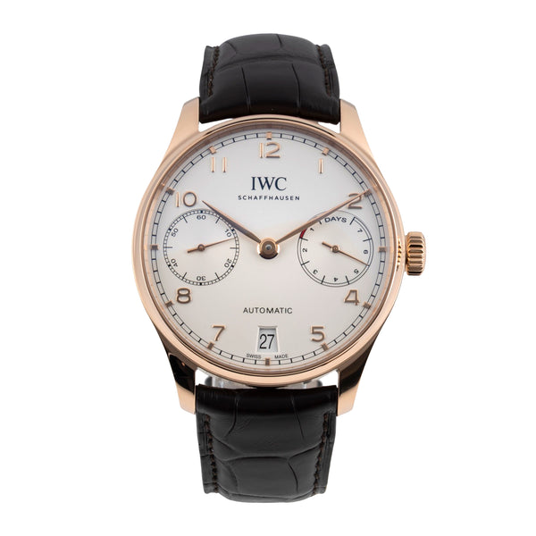 IWC Portugieser oro rosso 18 ct automatismo orologio da uomo IW500701 LP: 29100EUR  [2604154]