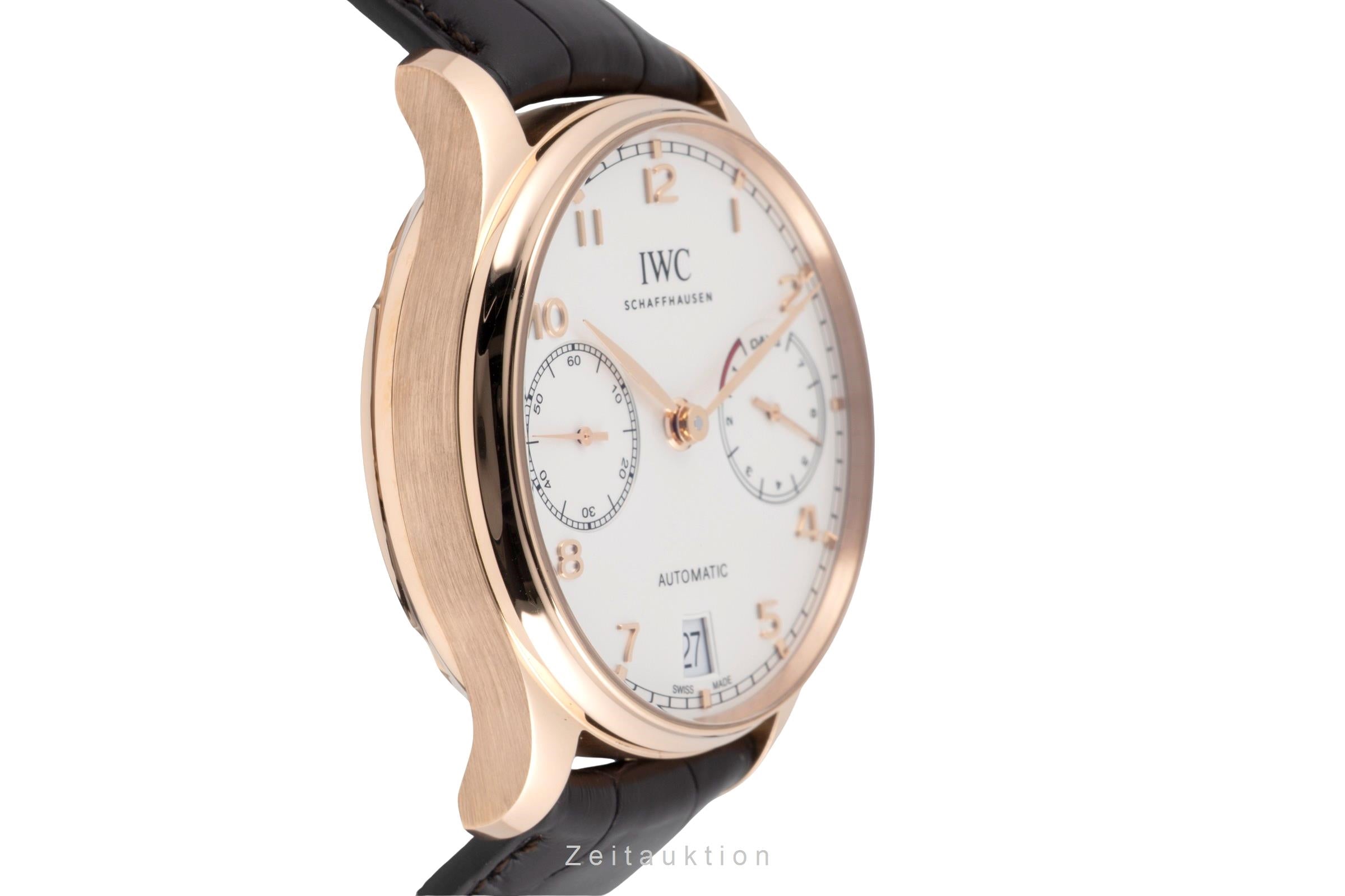 IWC Portugieser oro rosso 18 ct automatismo orologio da uomo IW500701 LP: 29100EUR  [2604154]