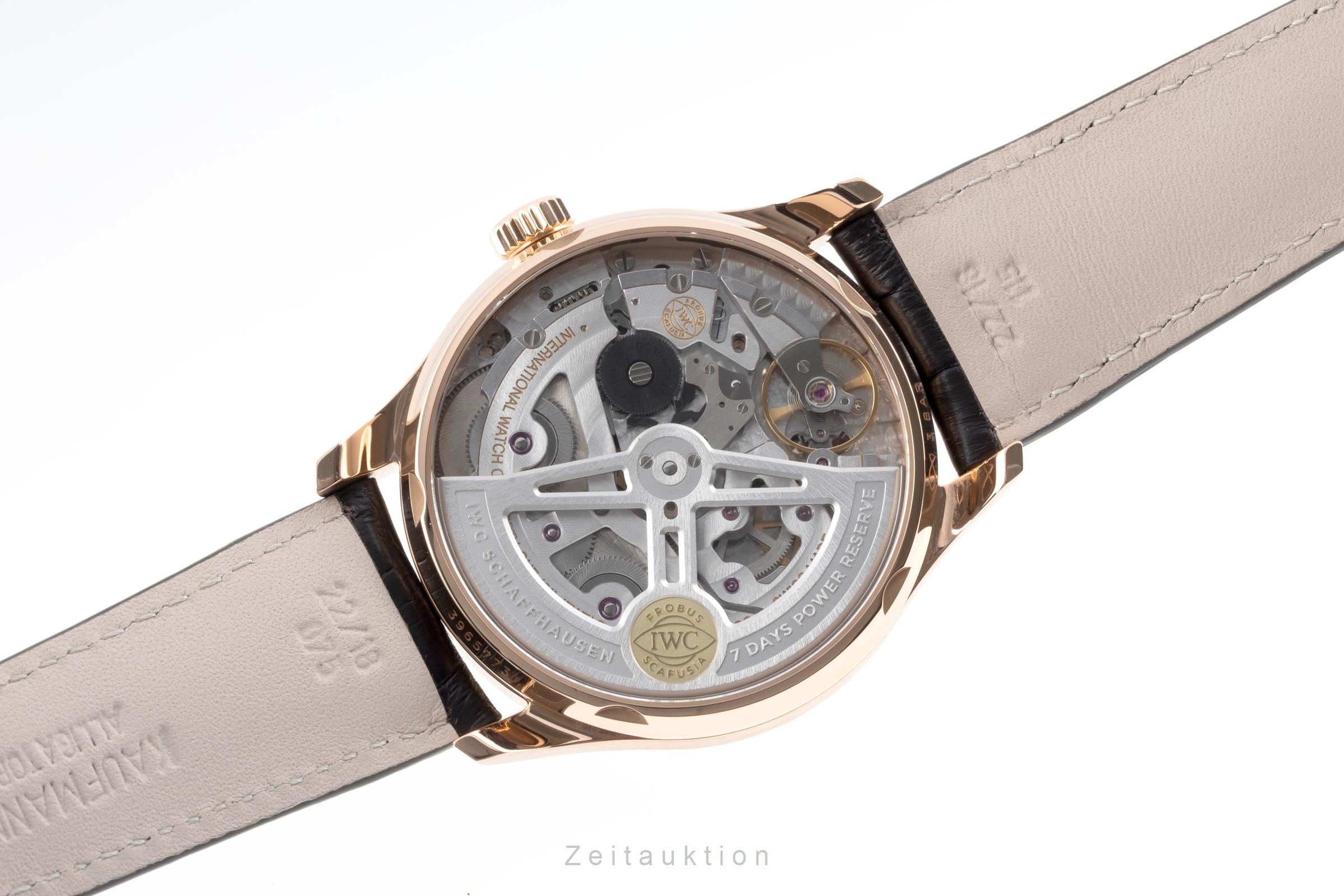 IWC Portugieser oro rosso 18 ct automatismo orologio da uomo IW500701 LP: 29100EUR  [2604154]