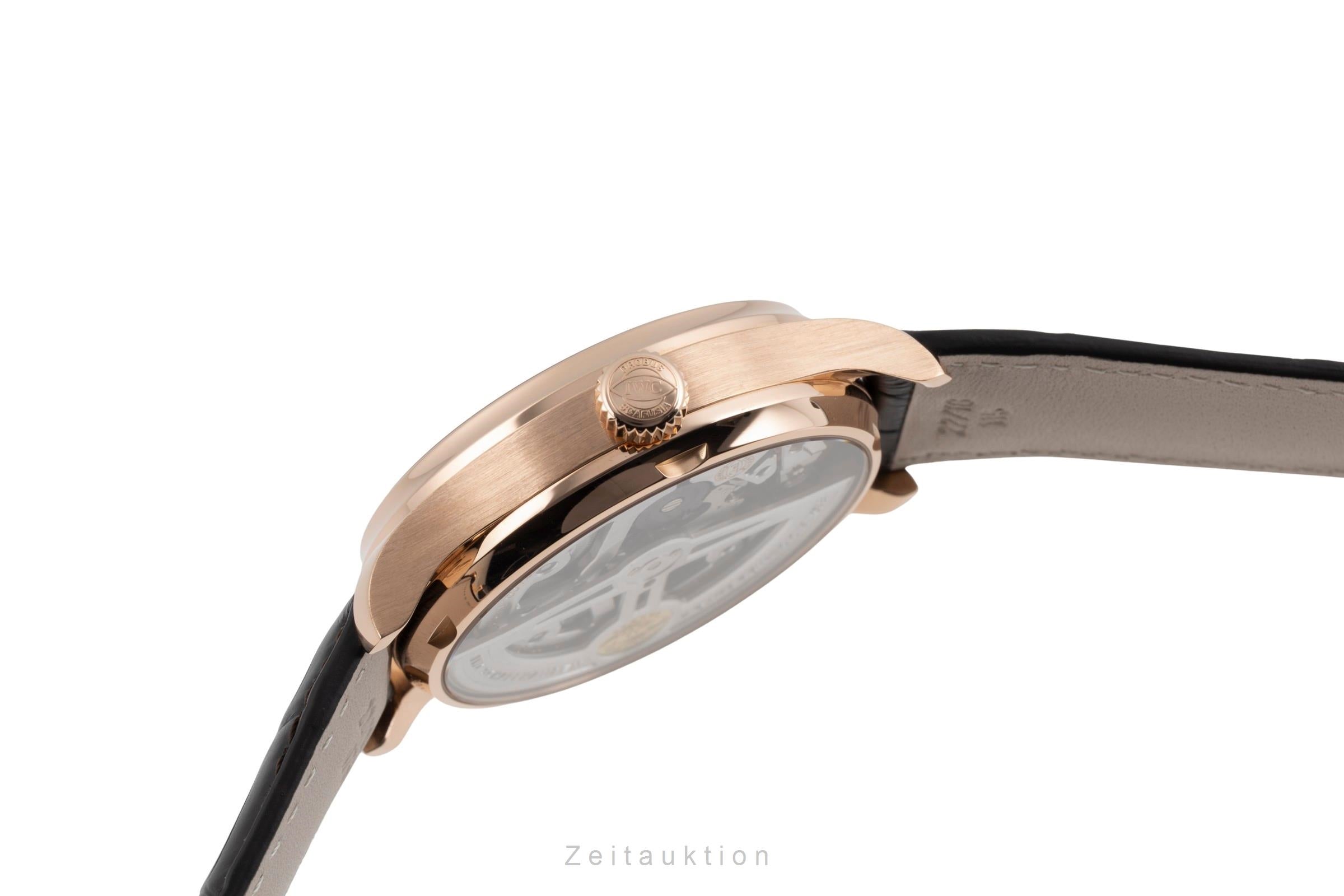 IWC Portugieser oro rosso 18 ct automatismo orologio da uomo IW500701 LP: 29100EUR  [2604154]