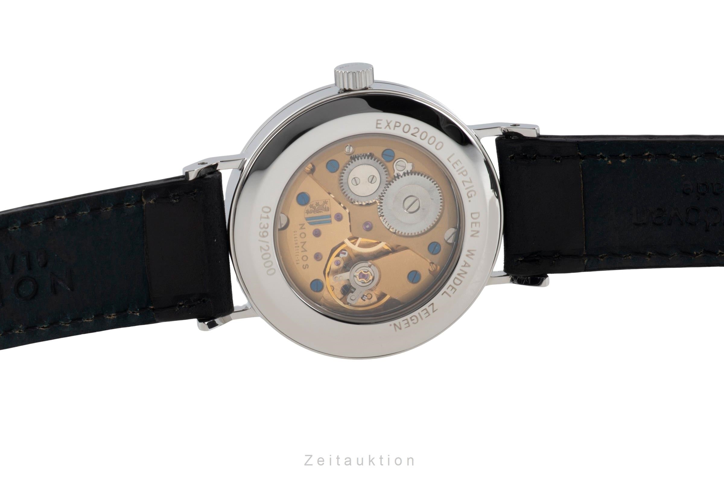 Nomos Tangente acier à remontage manuel montre pour hommes Tangente Leipzig2000 Limited  [2604156]