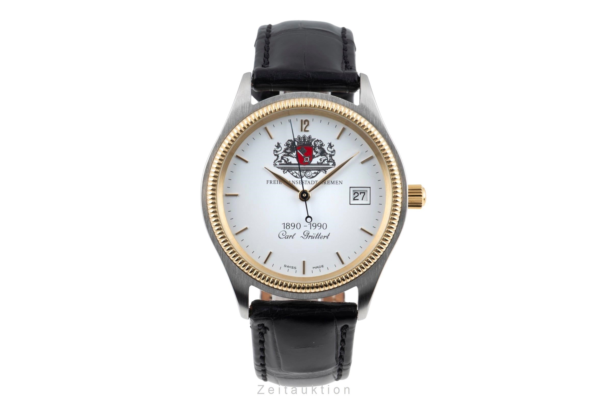 Chronoswiss acciaio / dorato automatismo orologio da uomo G 2814 Limited  [2604157]