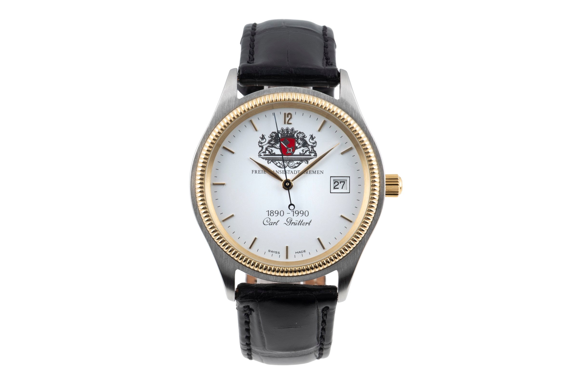 Chronoswiss Jubiläumsuhr 100 Jahre Juwelier Grüttert Ref G 2814 Limited B&P 1991 [2604157]