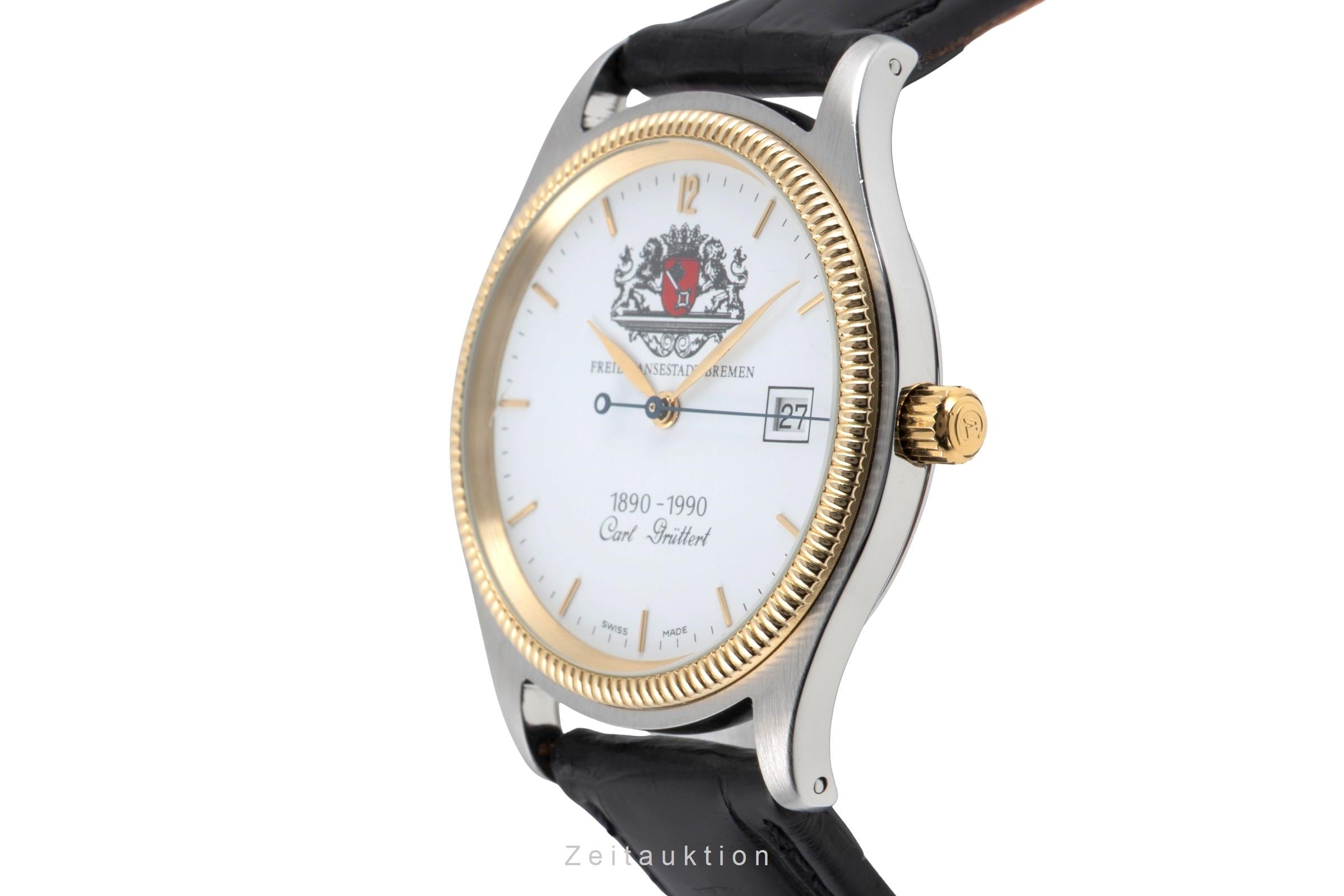 Chronoswiss acciaio / dorato automatismo orologio da uomo G 2814 Limited  [2604157]