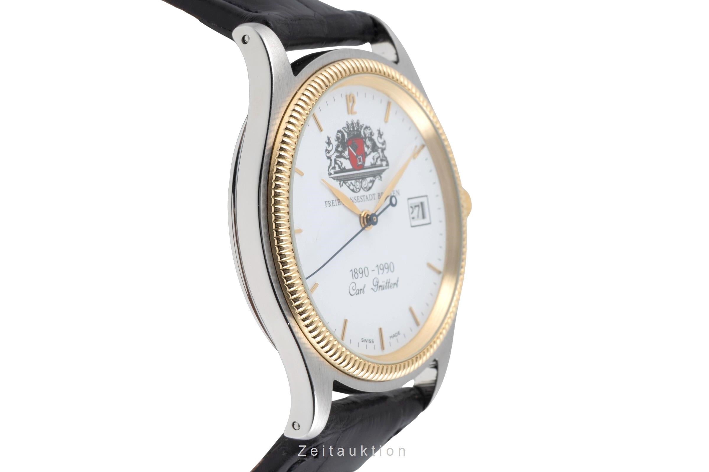 Chronoswiss acciaio / dorato automatismo orologio da uomo G 2814 Limited  [2604157]
