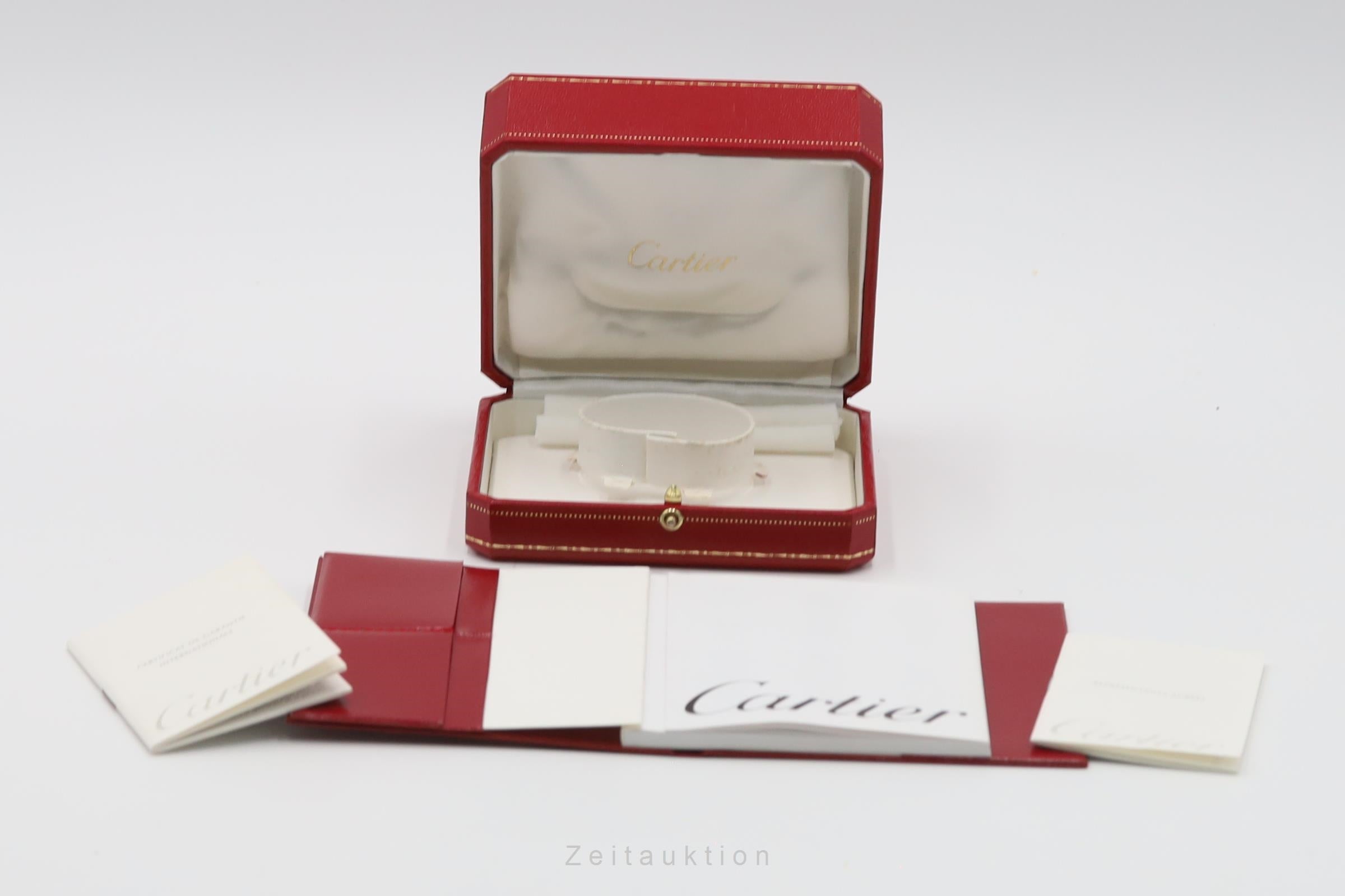 Cartier must Tank SM 925 Silber vergoldet Quarz Damenuhr Ref. W1013654  [2604158]