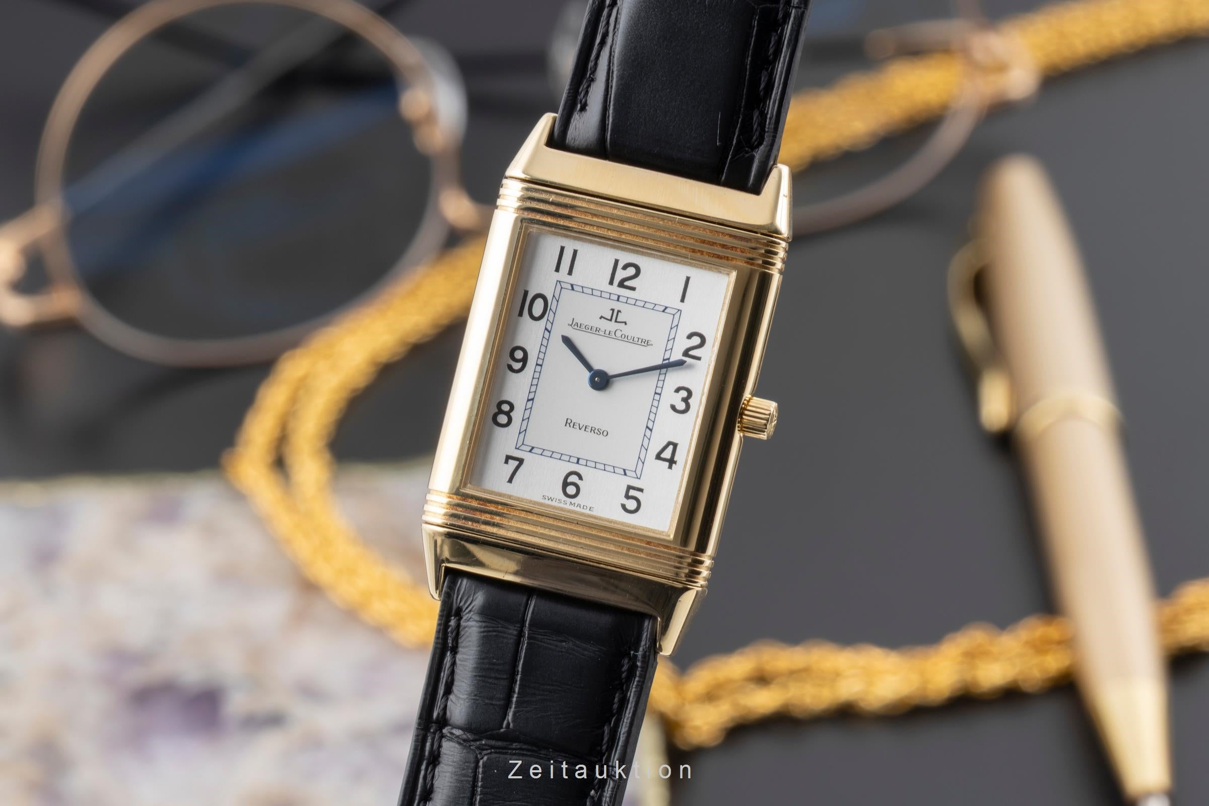 Jaeger LeCoultre Reverso oro 18 ct quarzo orologio da donna 250.1.09  [2604161]