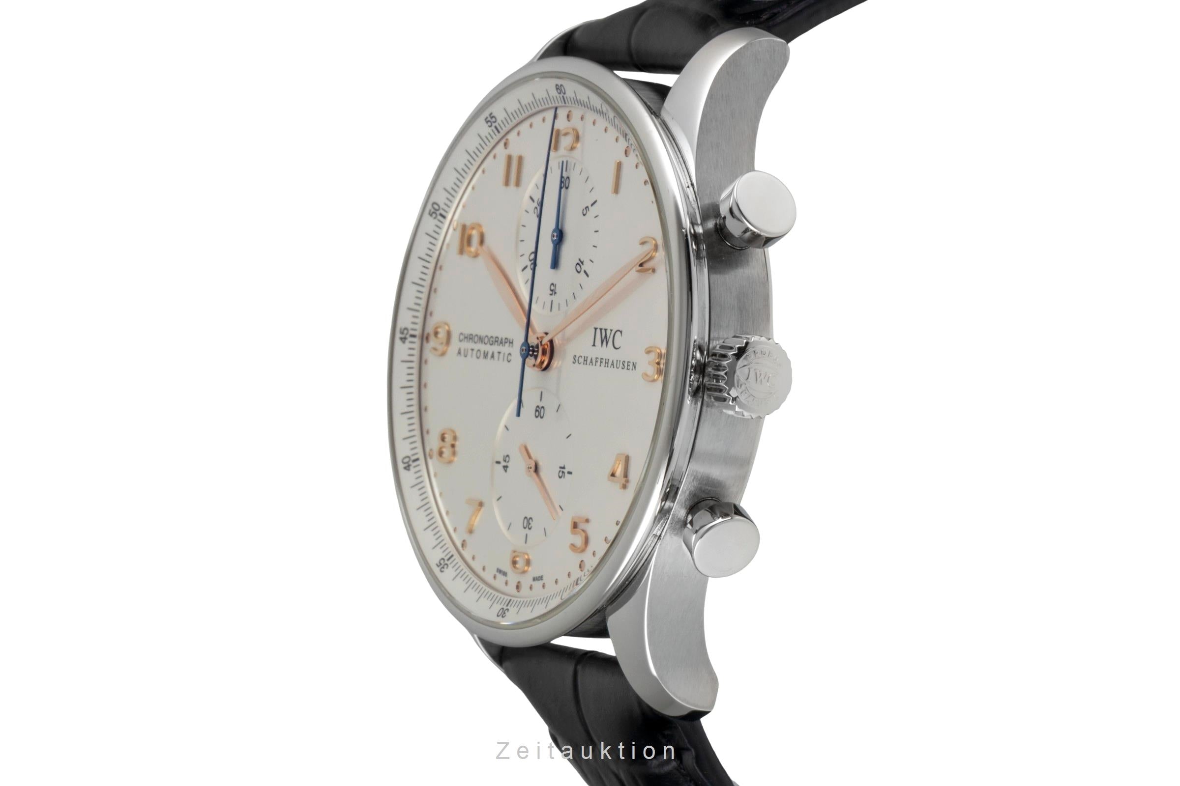 IWC Portugieser cronografo acciaio automatismo orologio da uomo IW371401  [2604163]