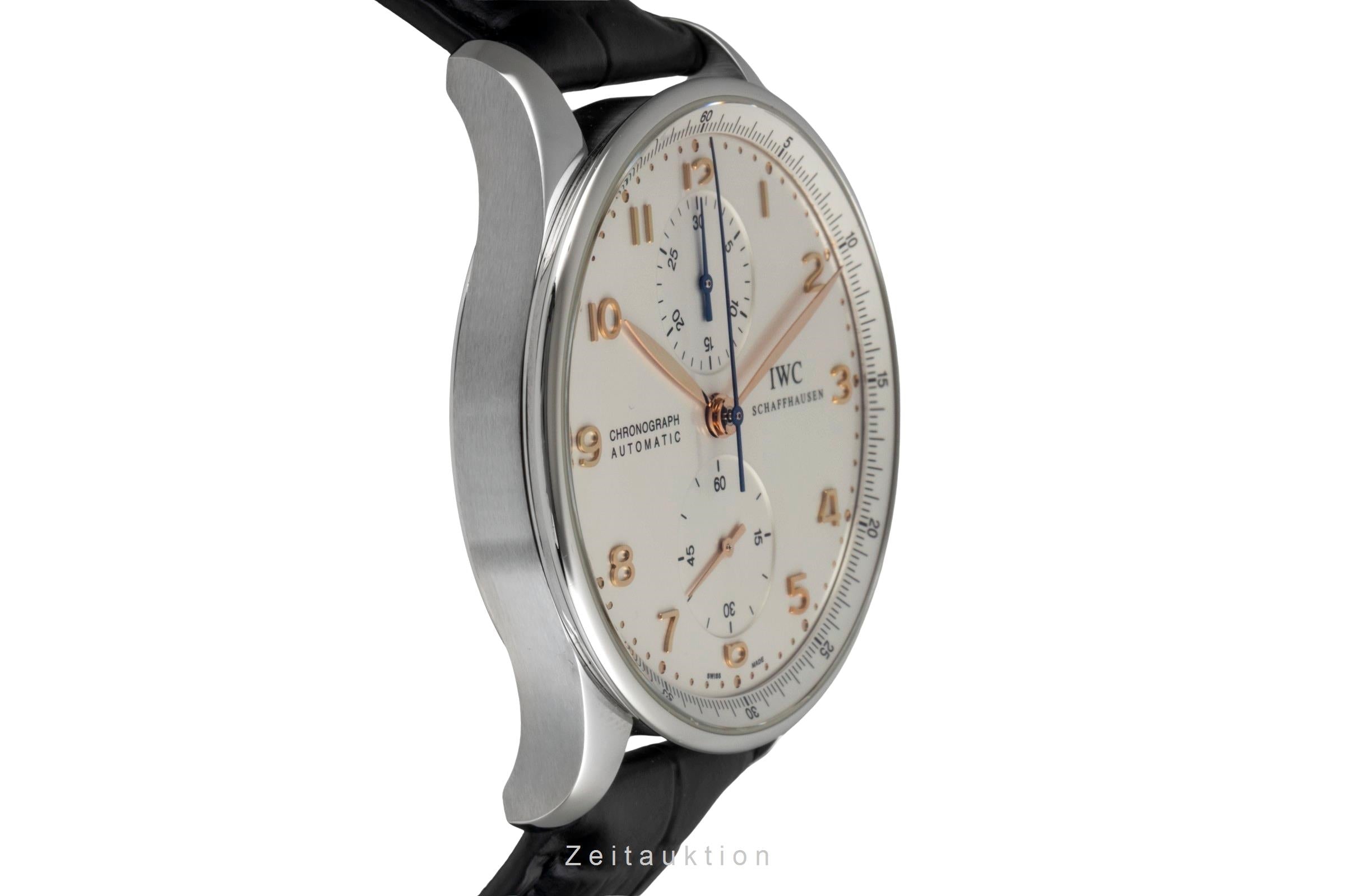 IWC Portugieser cronografo acciaio automatismo orologio da uomo IW371401  [2604163]