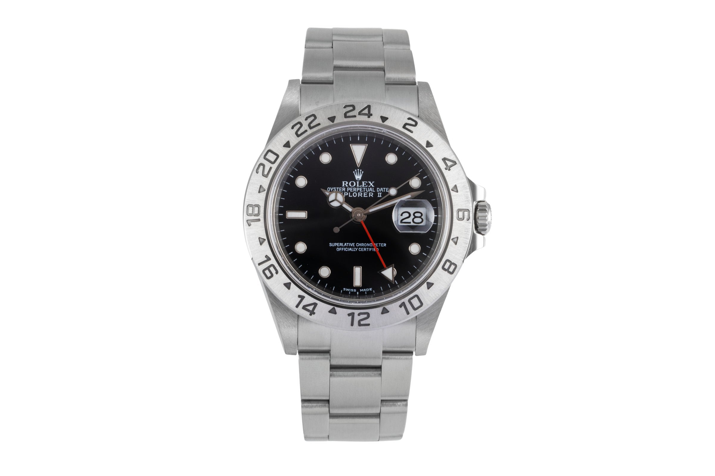 Rolex Explorer II Black Dial Oyster Stahl Automatik Herrenuhr Ref 16570T F-Serie [2604167]