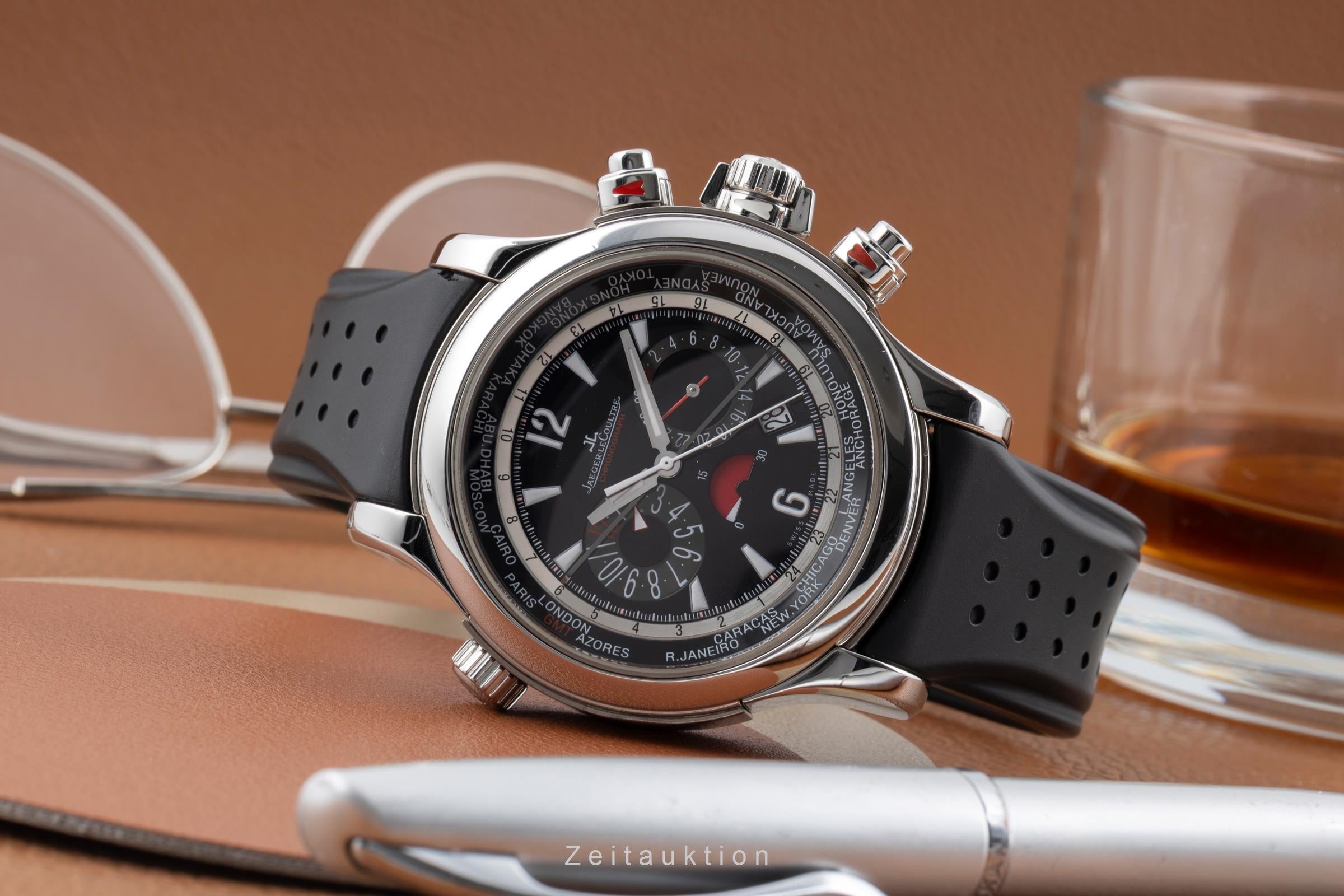 Jaeger LeCoultre Master Compressor cronógrafo acero / titanio automático reloj para caballeros Q1768470, 150.8.22  [2604170]