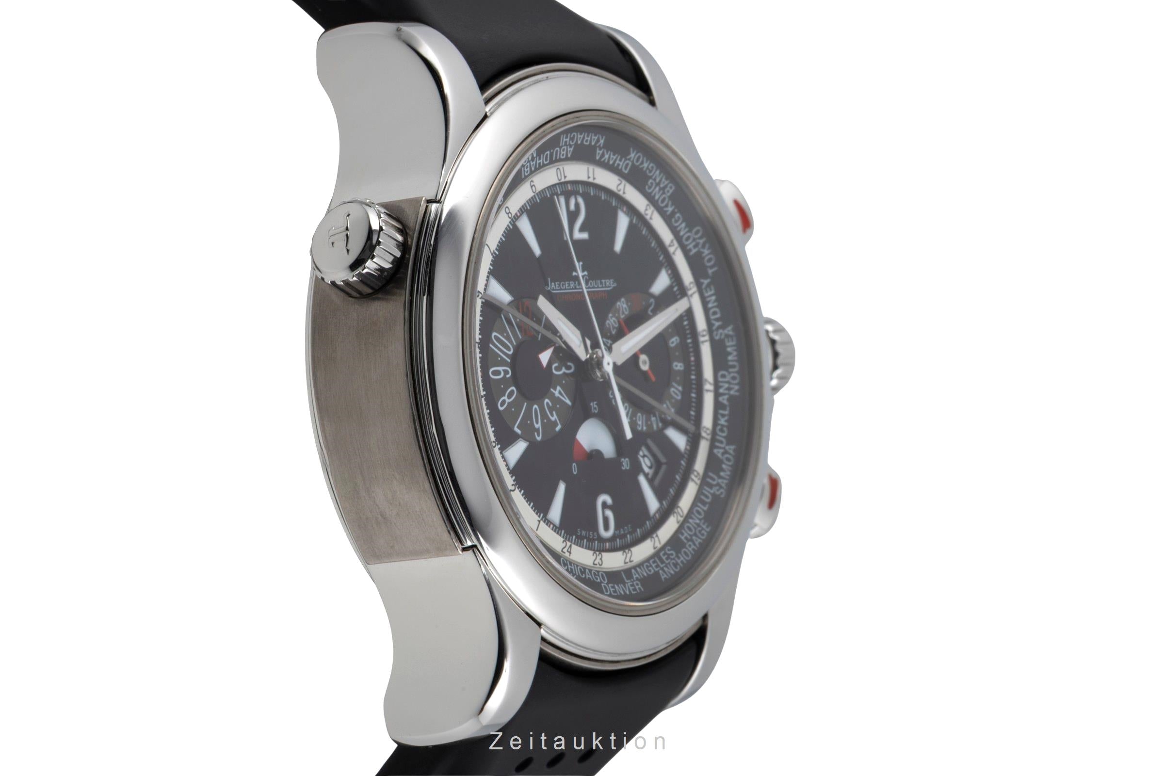 Jaeger LeCoultre Master Compressor cronógrafo acero / titanio automático reloj para caballeros Q1768470, 150.8.22  [2604170]