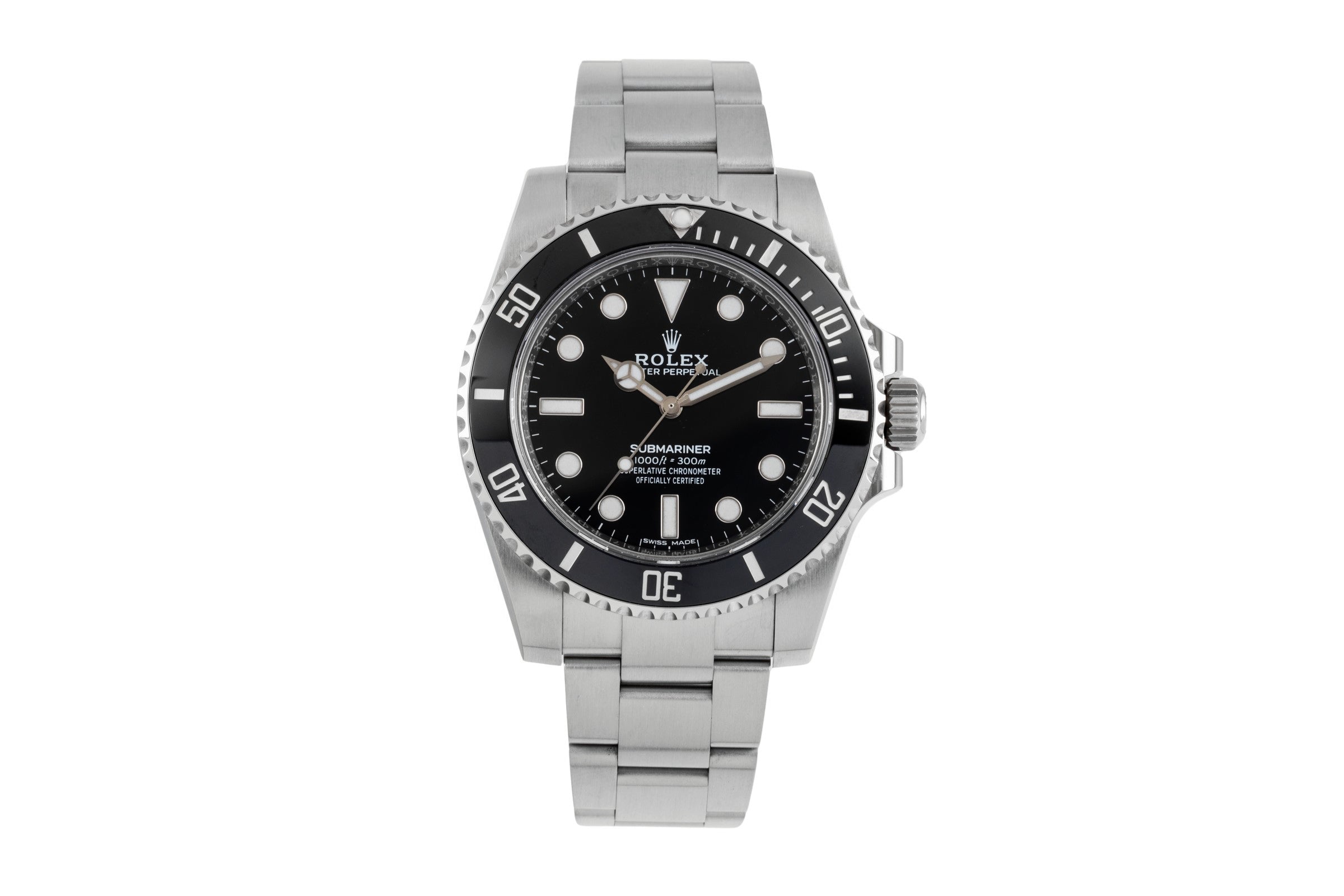 Rolex Submariner steel automatic men's watch 114060-0002  [2604171]