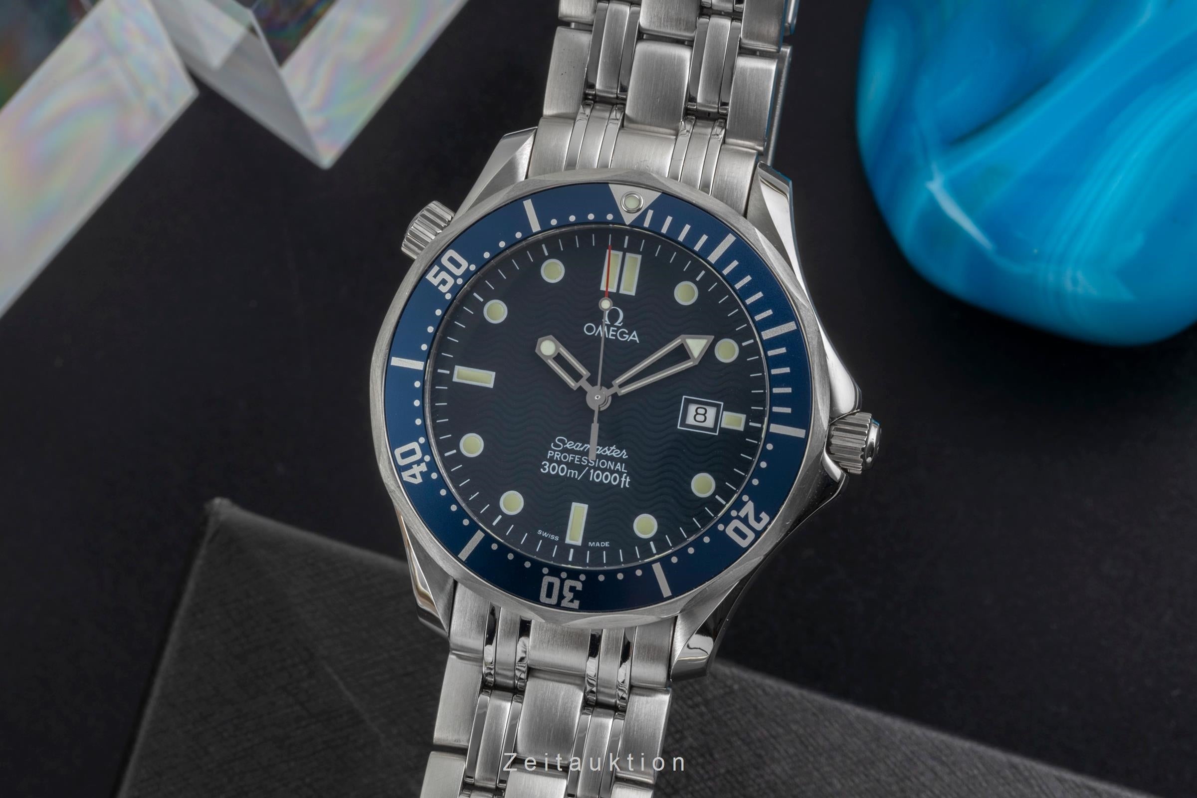 Omega Seamaster steel quartz men's watch 2541.80.00  [2604172]