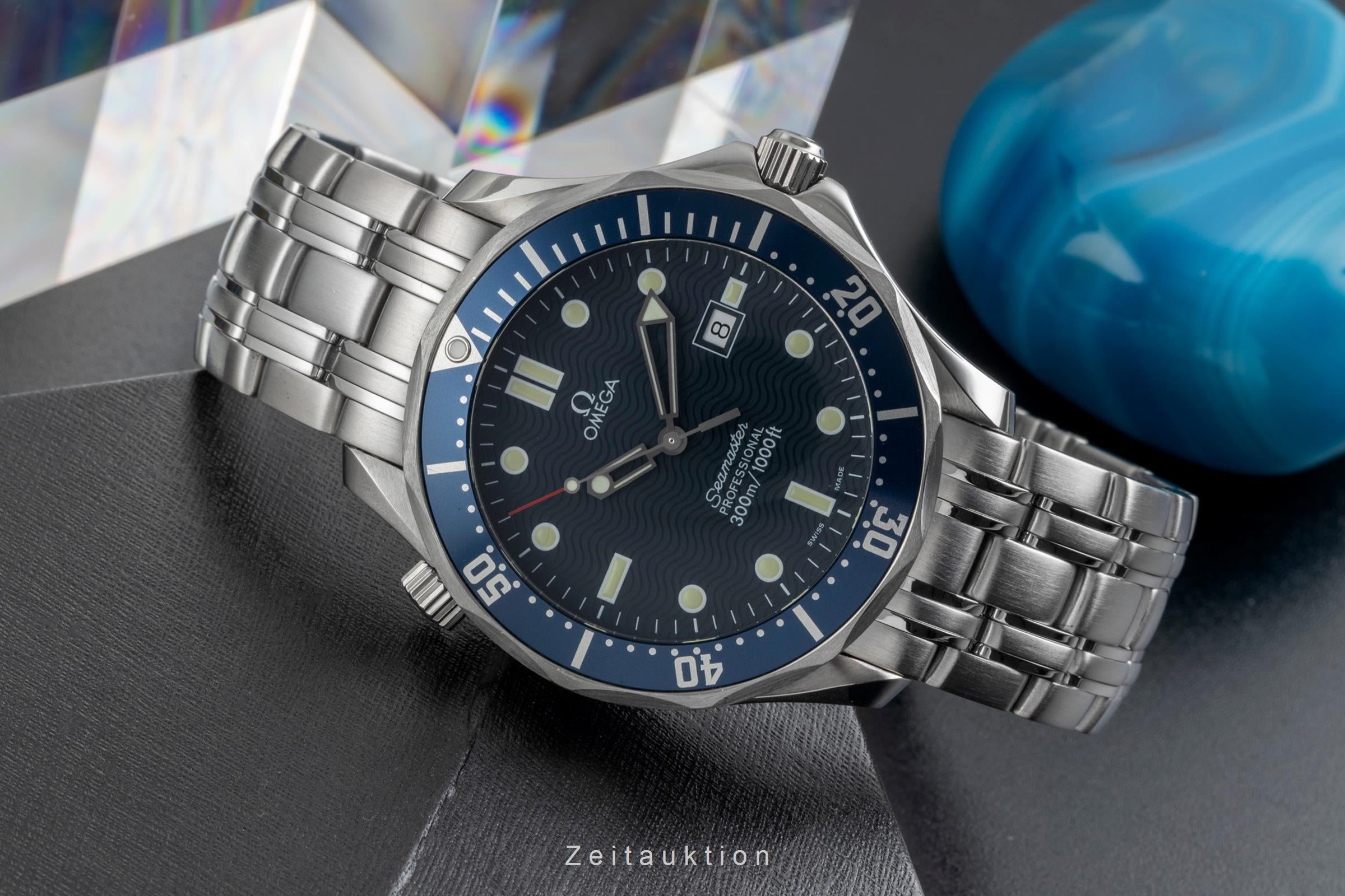 Omega Seamaster steel quartz men's watch 2541.80.00  [2604172]