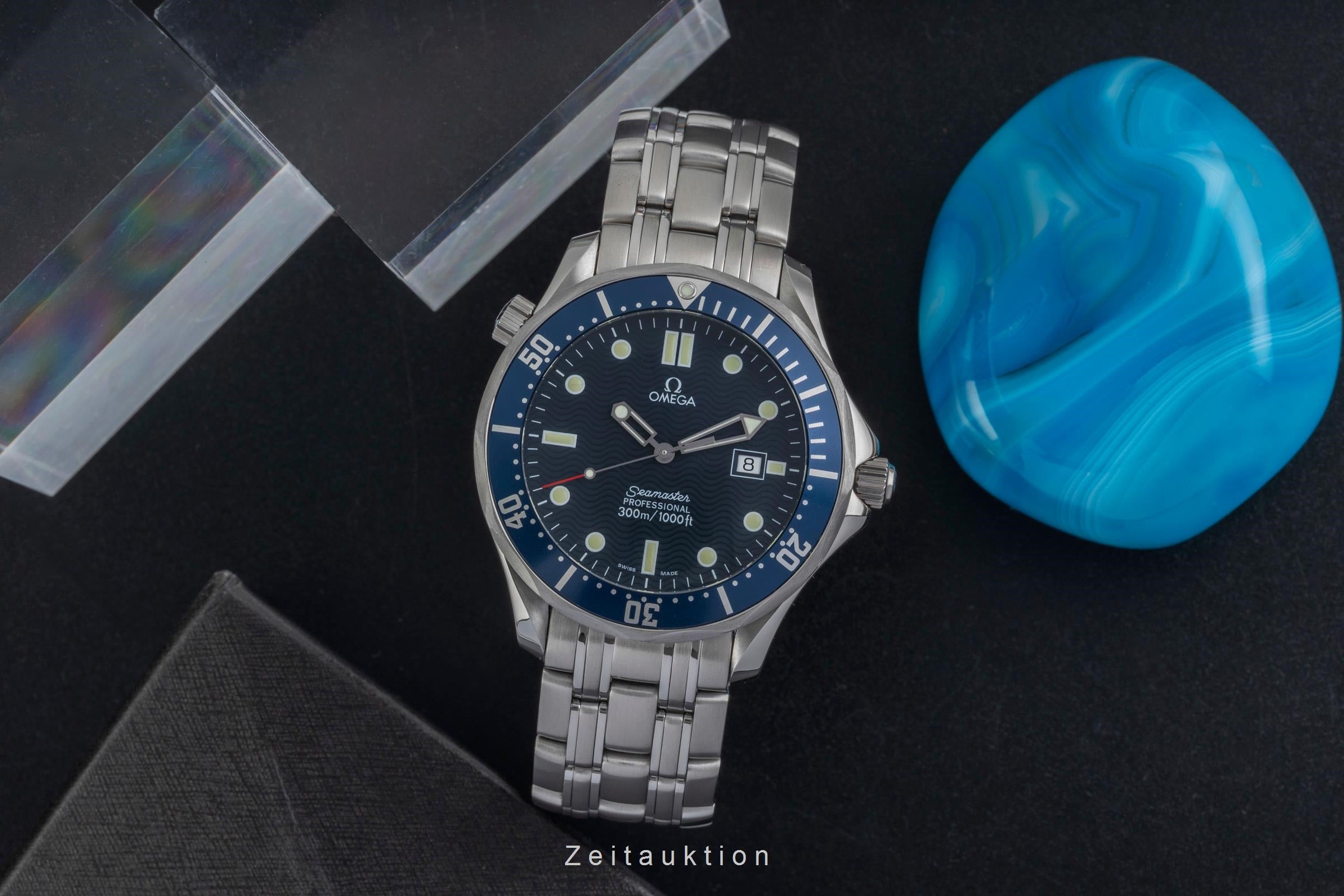Omega Seamaster steel quartz men's watch 2541.80.00  [2604172]