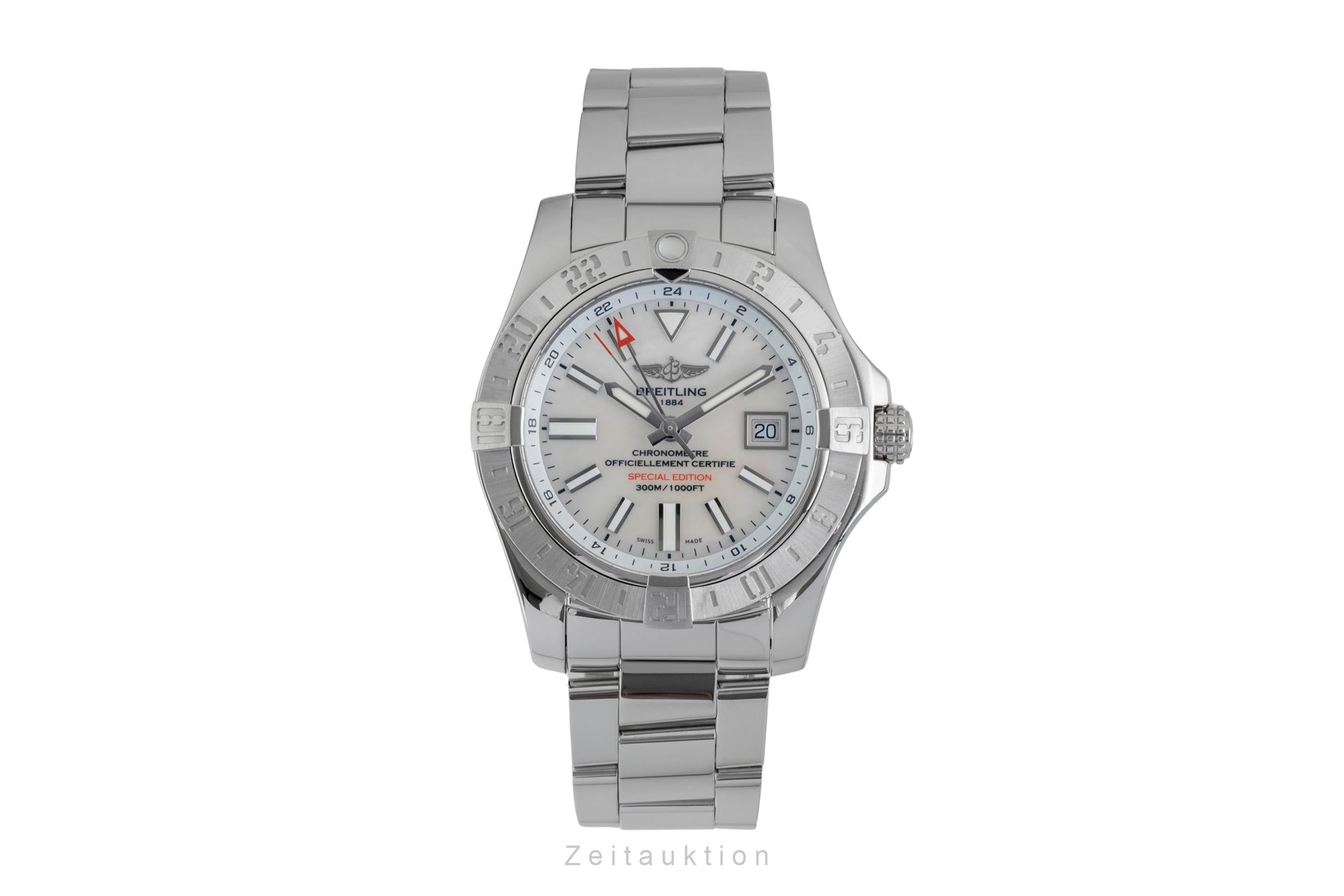 Breitling Avenger II GMT steel automatic men's watch A3239011/A809 LP: 5950EUR  [2604178]