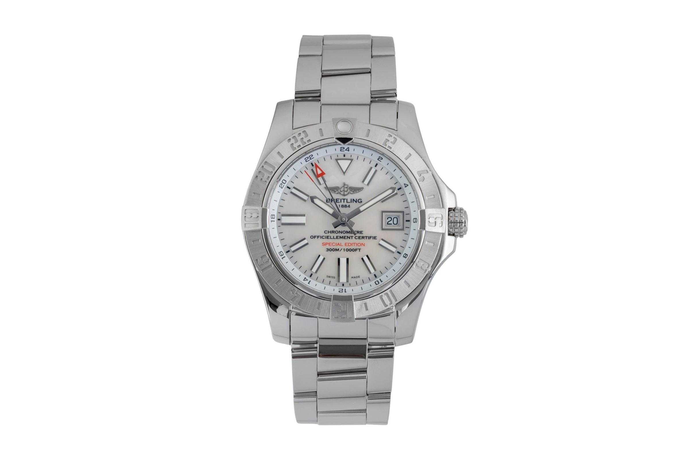 Breitling Avenger II GMT acero automático reloj para caballeros A3239011/A809 LP: 5950EUR  [2604178]
