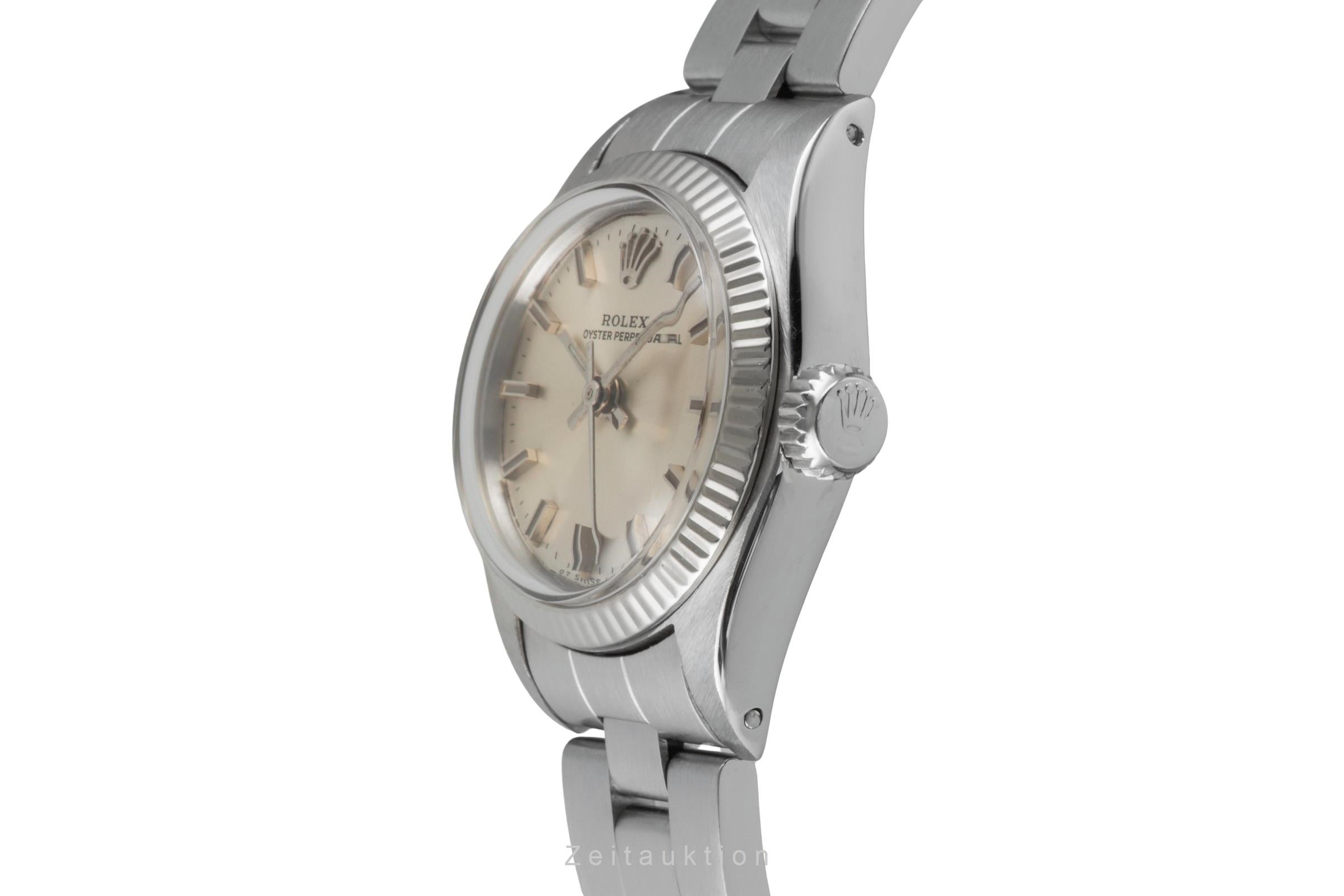 Rolex Oyster Perpetual acero / oro blanco automático reloj para damas  6719 Vintage  [2604179]