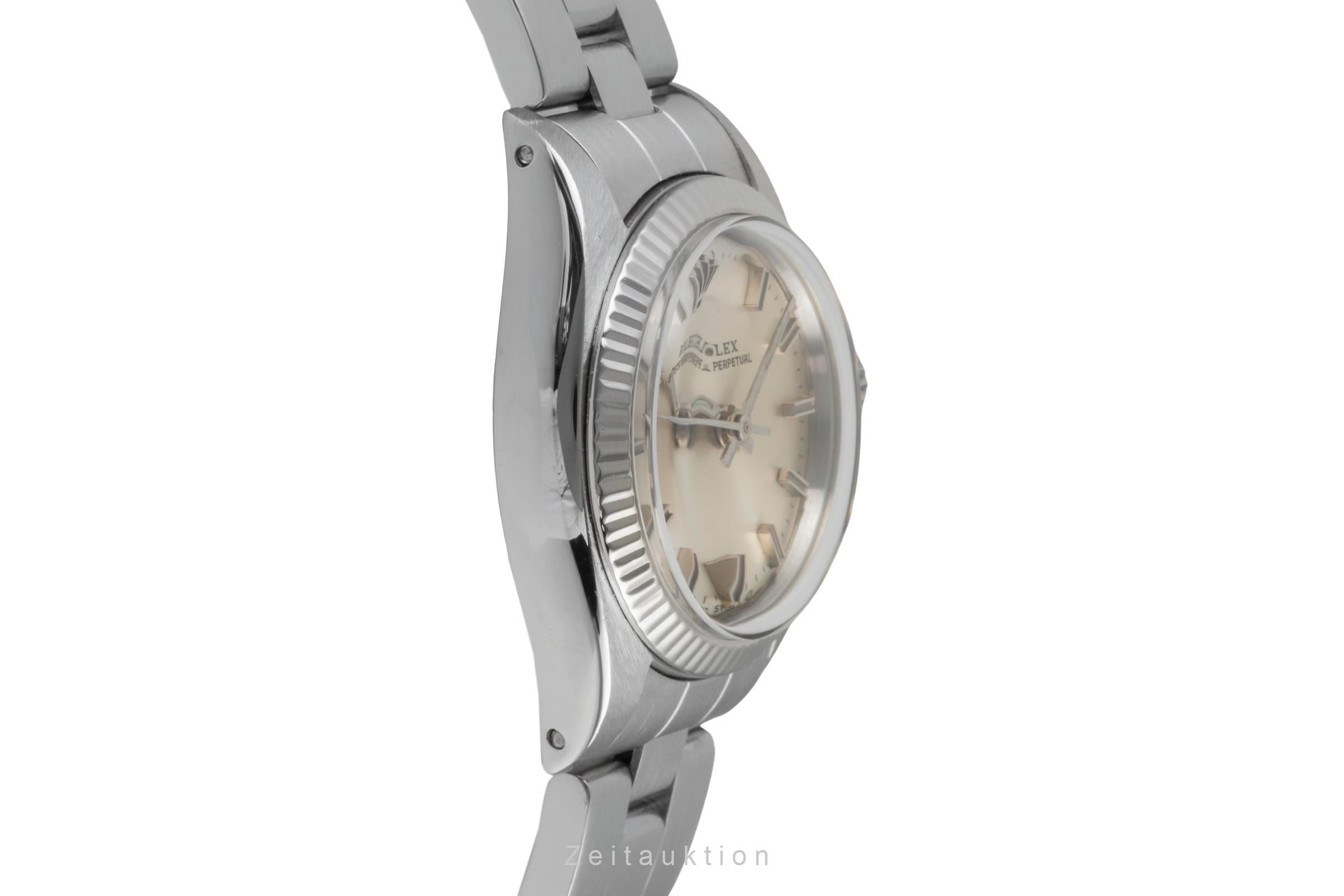 Rolex Oyster Perpetual acero / oro blanco automático reloj para damas  6719 Vintage  [2604179]