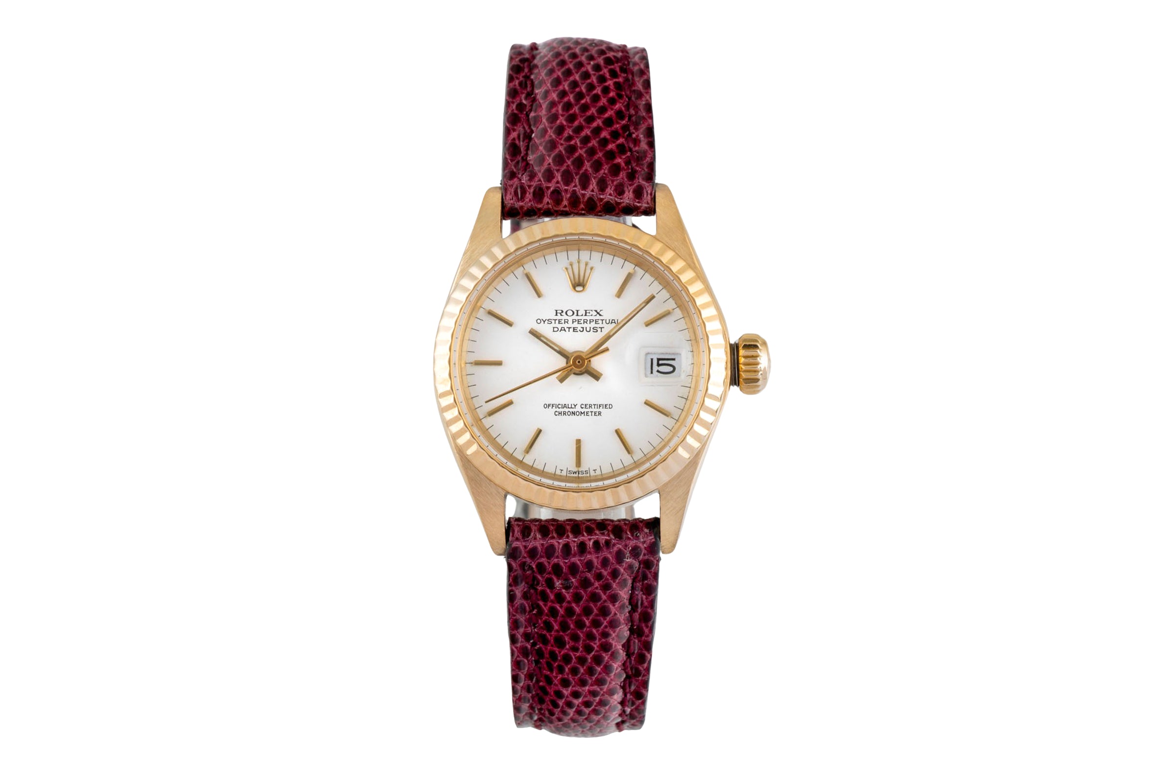 Rolex Lady Datejust oro de 18 quilates automático reloj para damas  6917 Vintage  [2604183]