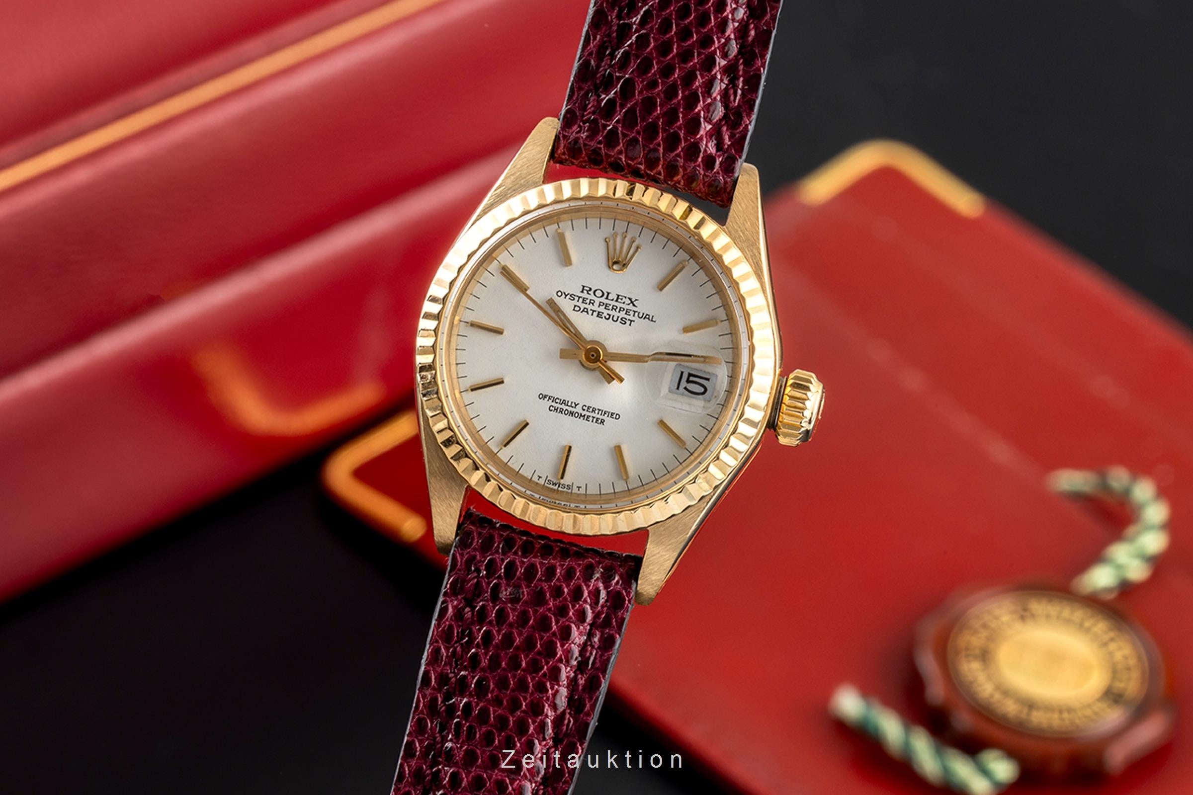 Rolex Lady Datejust oro de 18 quilates automático reloj para damas  6917 Vintage  [2604183]