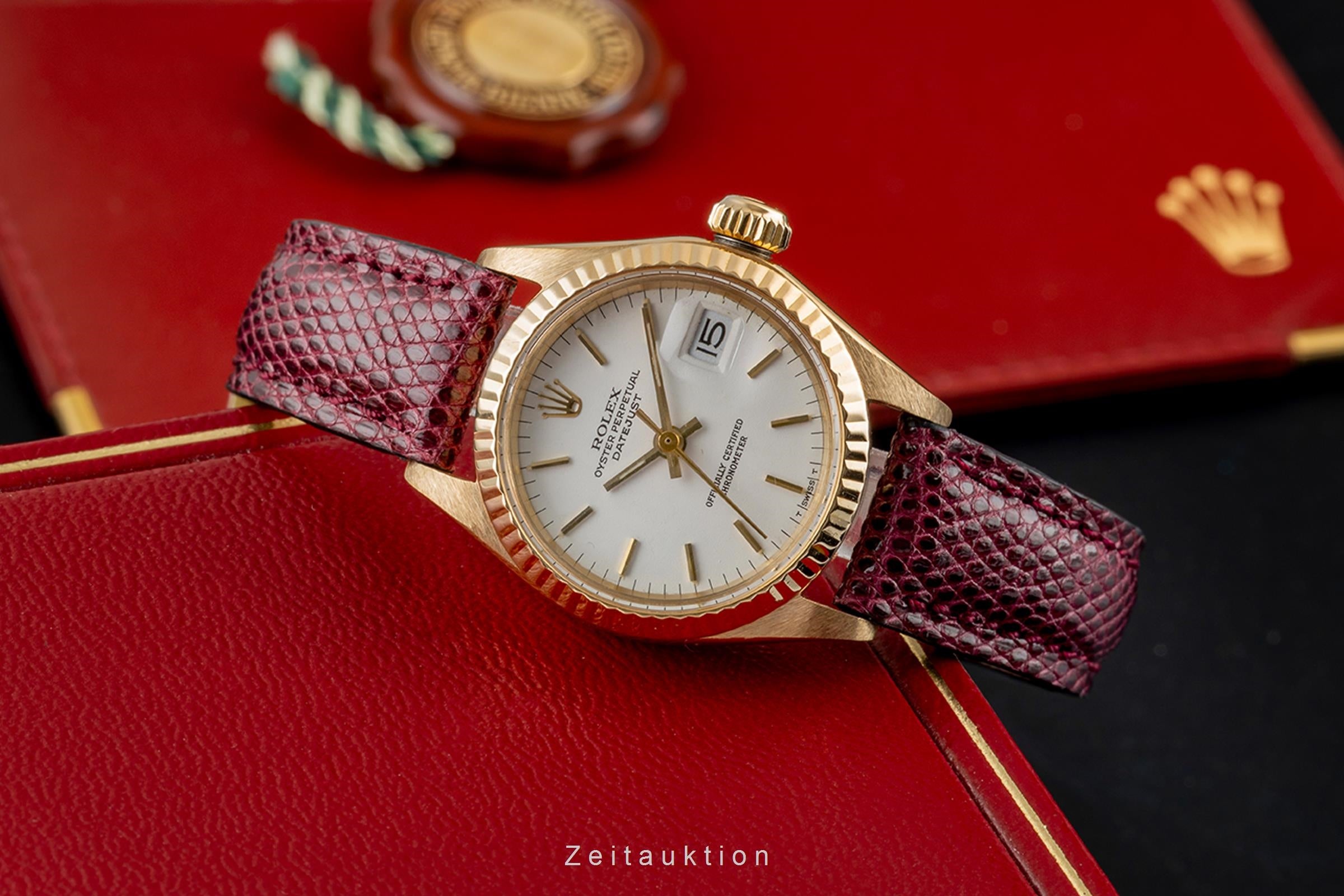 Rolex Lady Datejust oro de 18 quilates automático reloj para damas  6917 Vintage  [2604183]