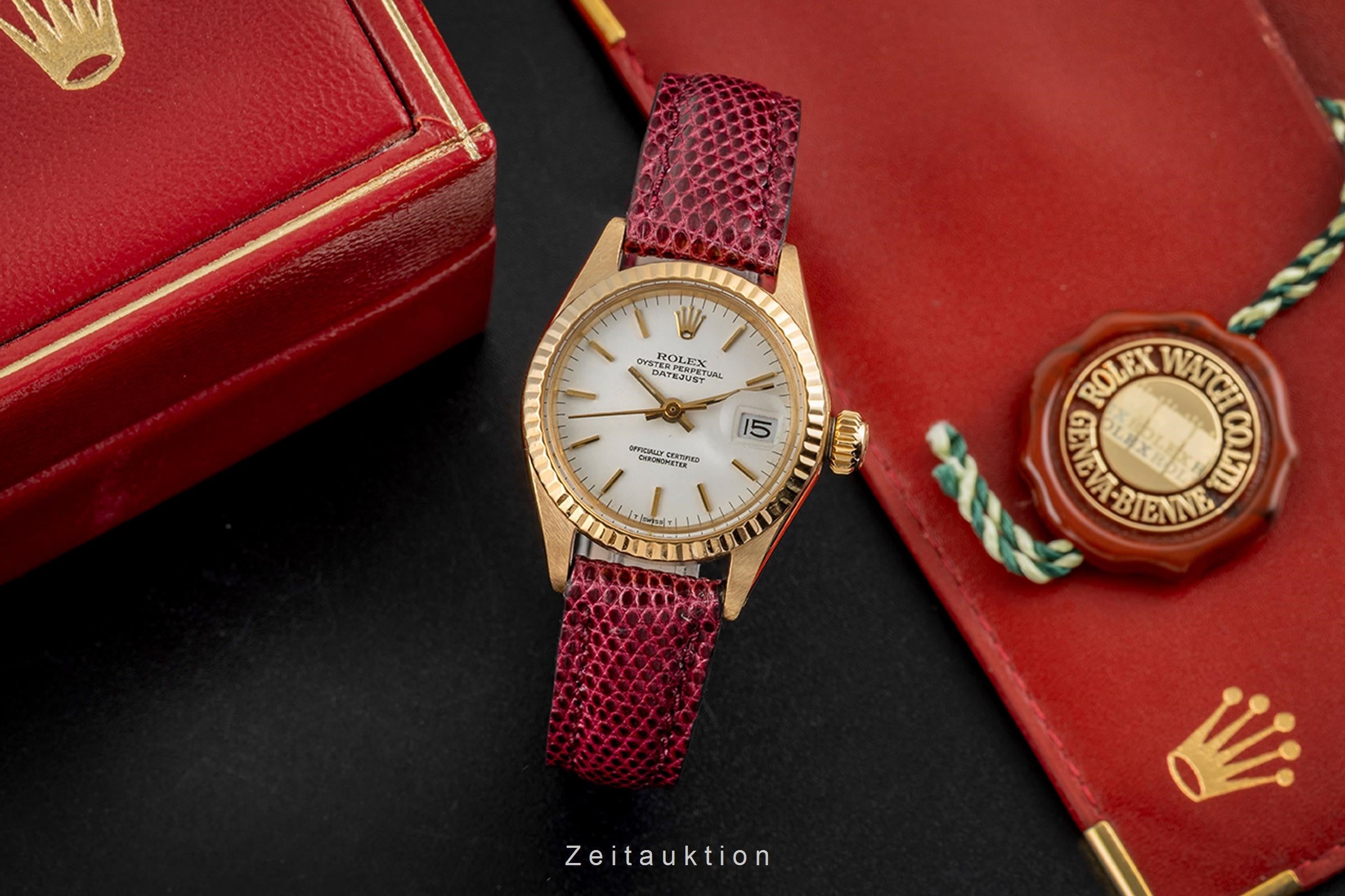 Rolex Lady Datejust oro de 18 quilates automático reloj para damas  6917 Vintage  [2604183]