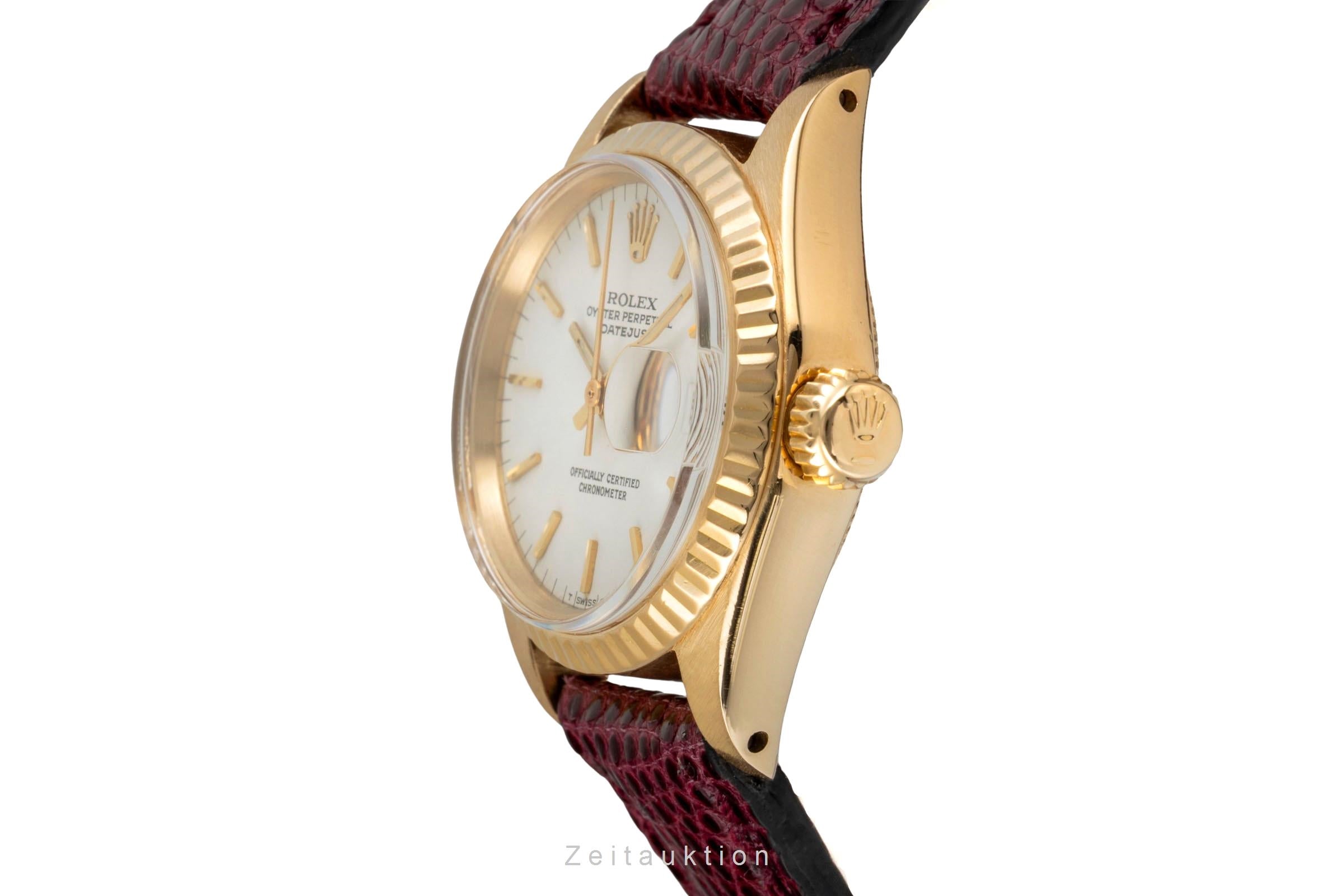 Rolex Lady Datejust oro de 18 quilates automático reloj para damas  6917 Vintage  [2604183]