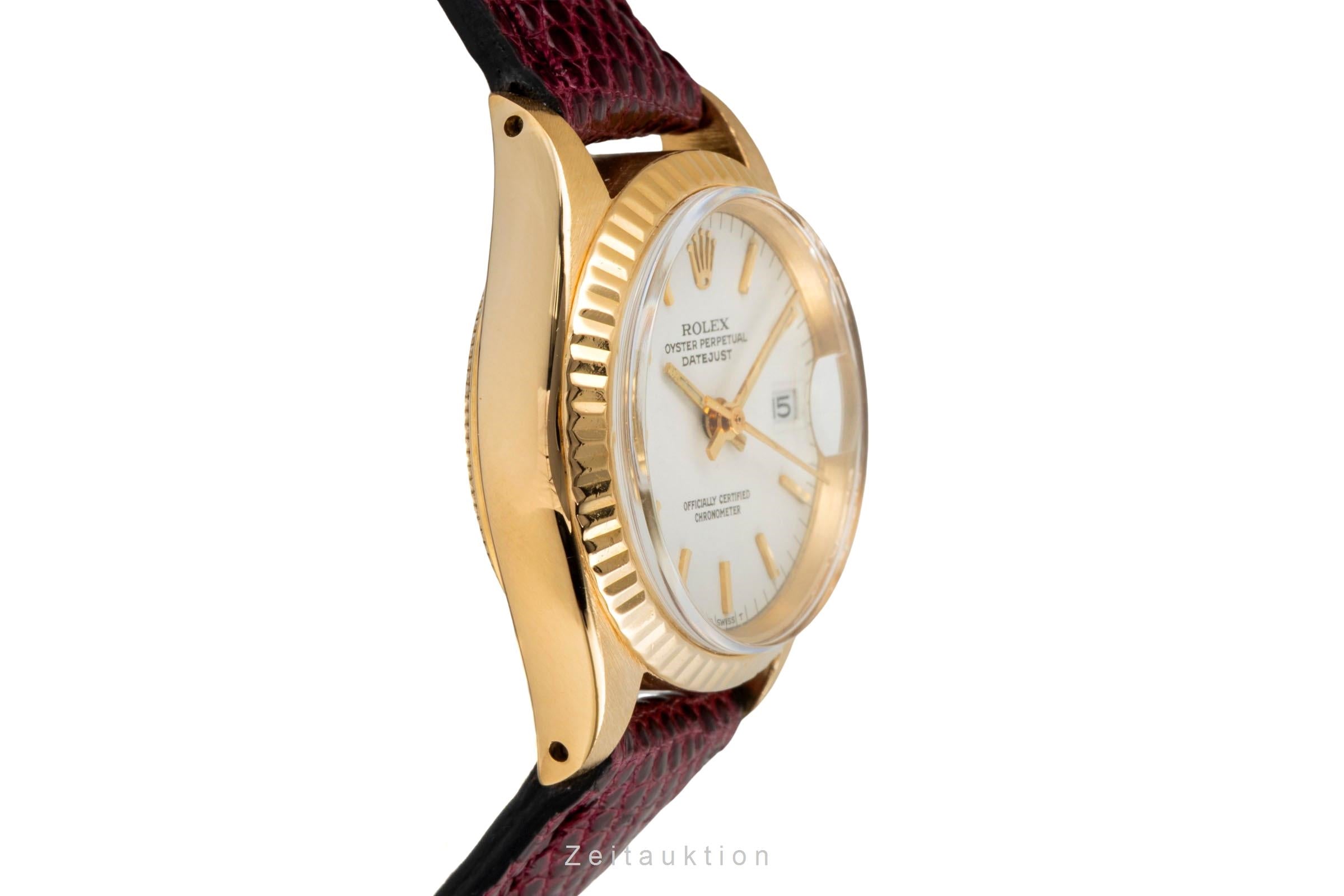 Rolex Lady Datejust oro de 18 quilates automático reloj para damas  6917 Vintage  [2604183]