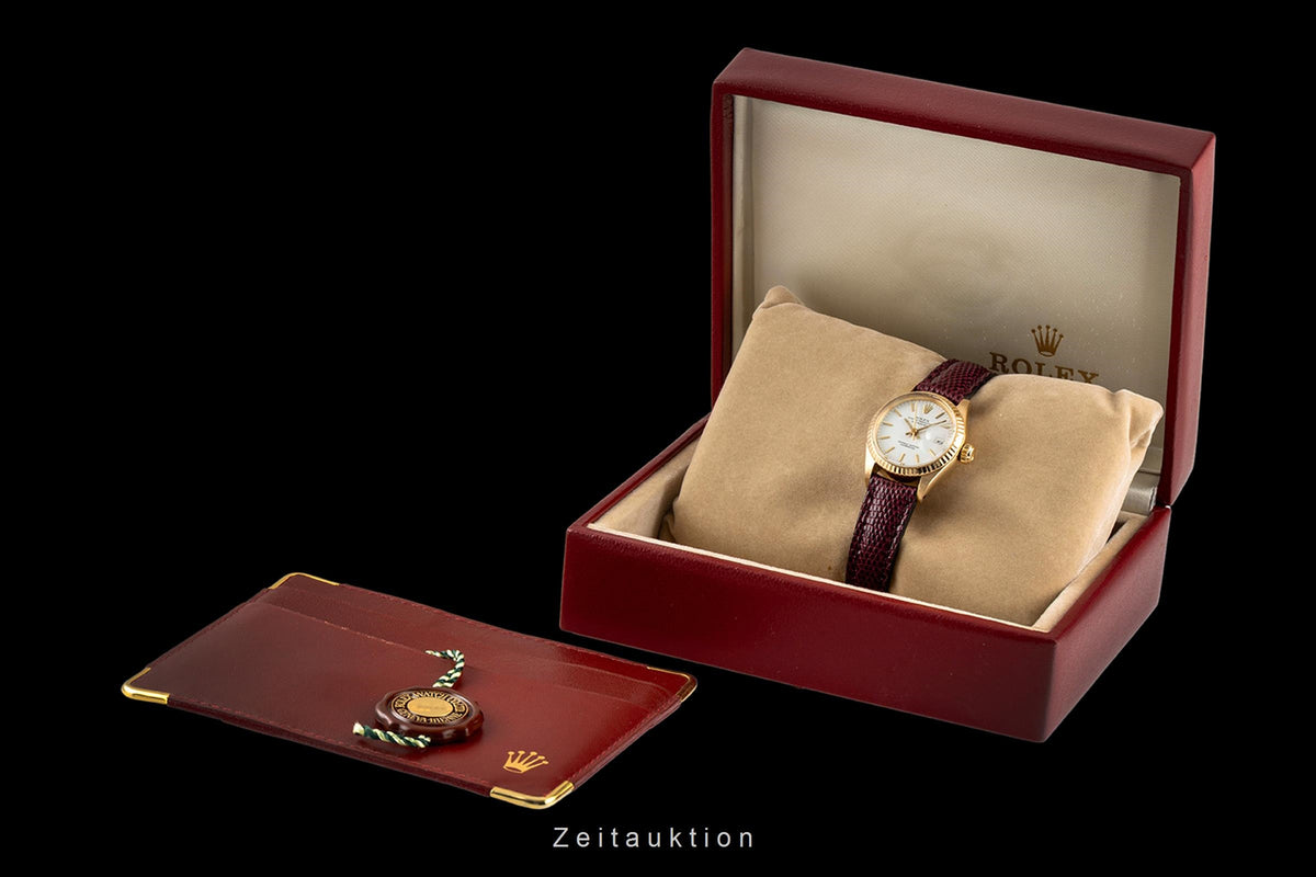 Rolex Lady Datejust 18 ct gold automatic women's watch 6917 Vintage  [2604183]