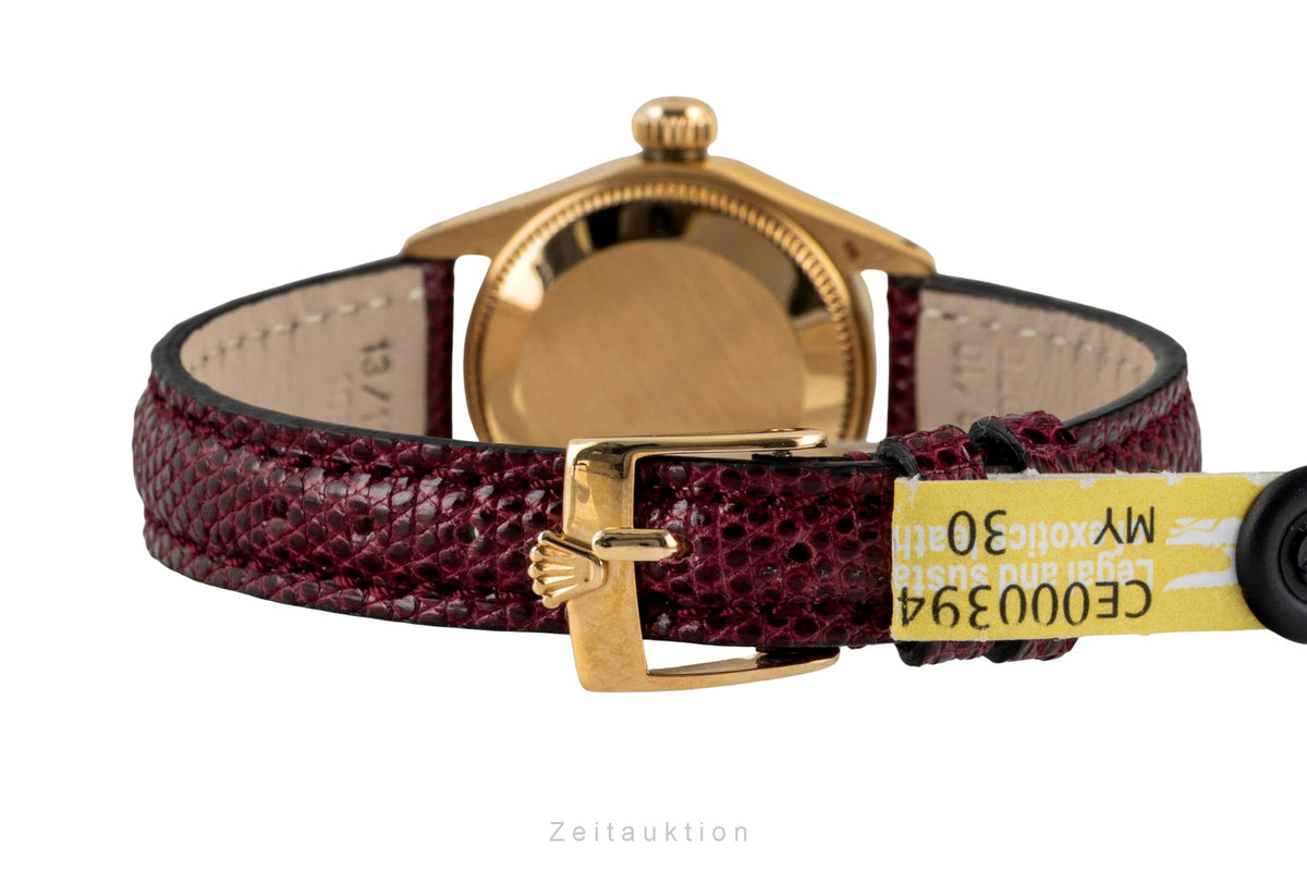 Rolex Lady Datejust 18 ct gold automatic women's watch 6917 Vintage  [2604183]