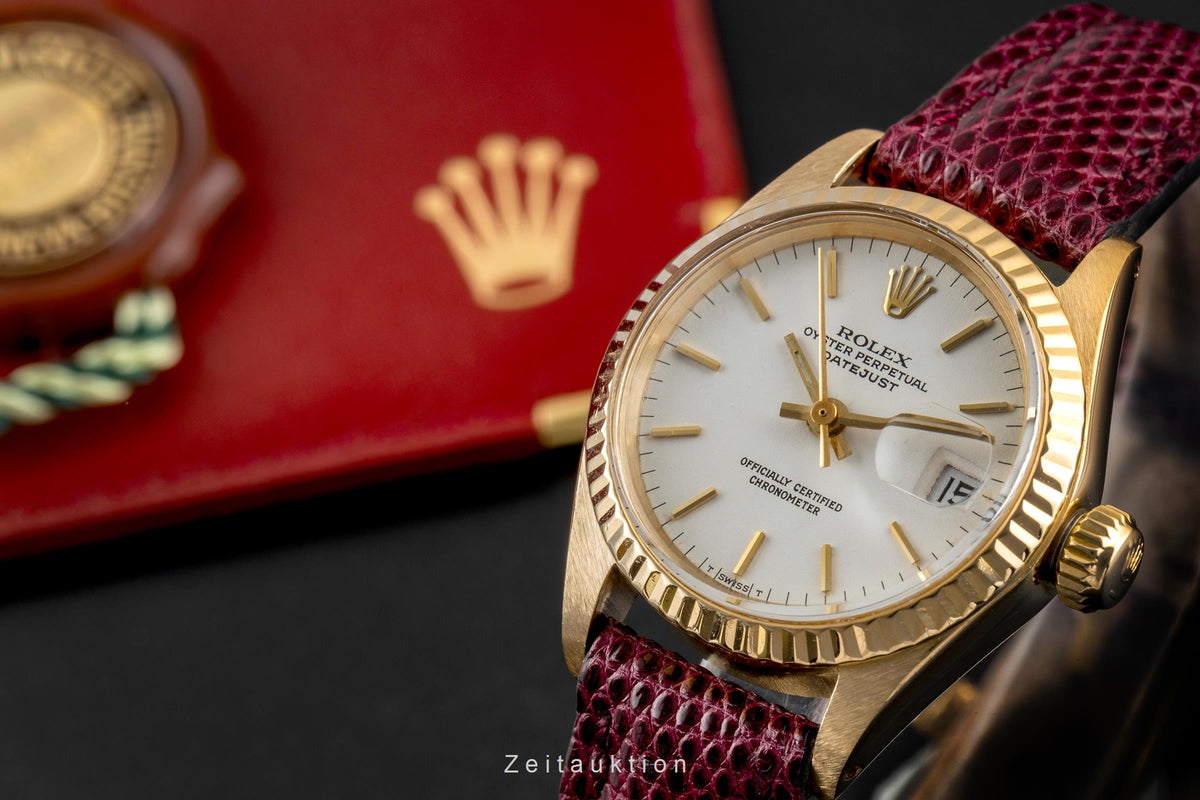 Rolex Lady Datejust 18 ct gold automatic women's watch 6917 Vintage  [2604183]