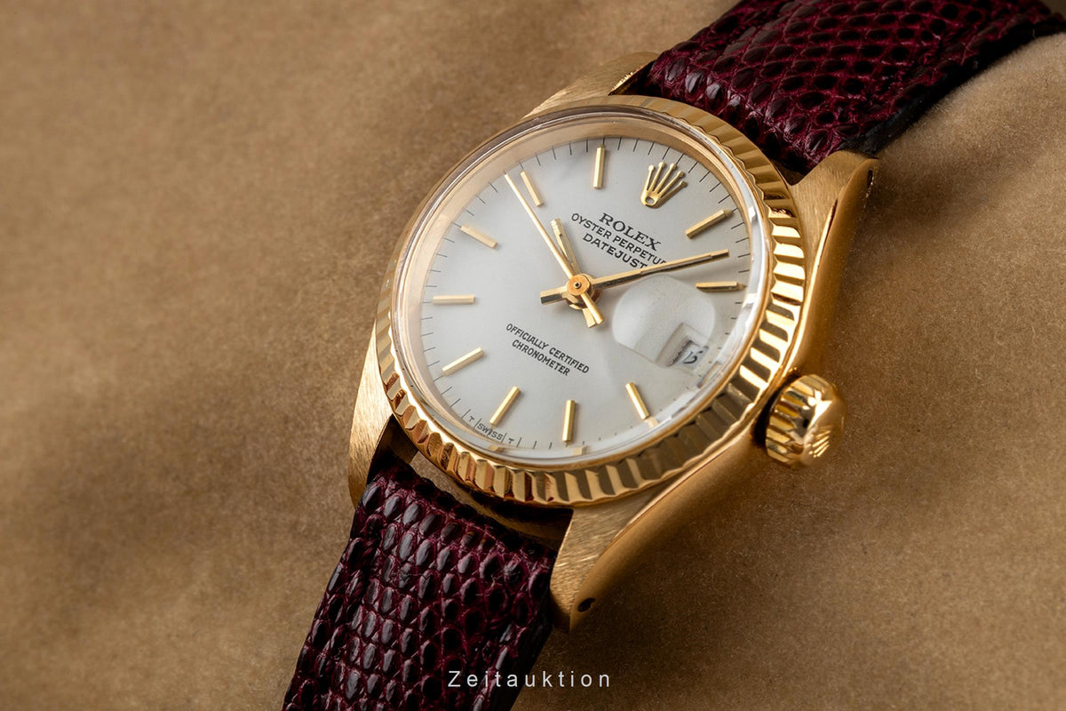 Rolex Lady Datejust 18 ct gold automatic women's watch 6917 Vintage  [2604183]