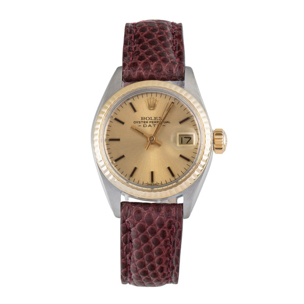 Rolex Lady Date acero / oro automático reloj para damas  6917 Vintage  [2604185]