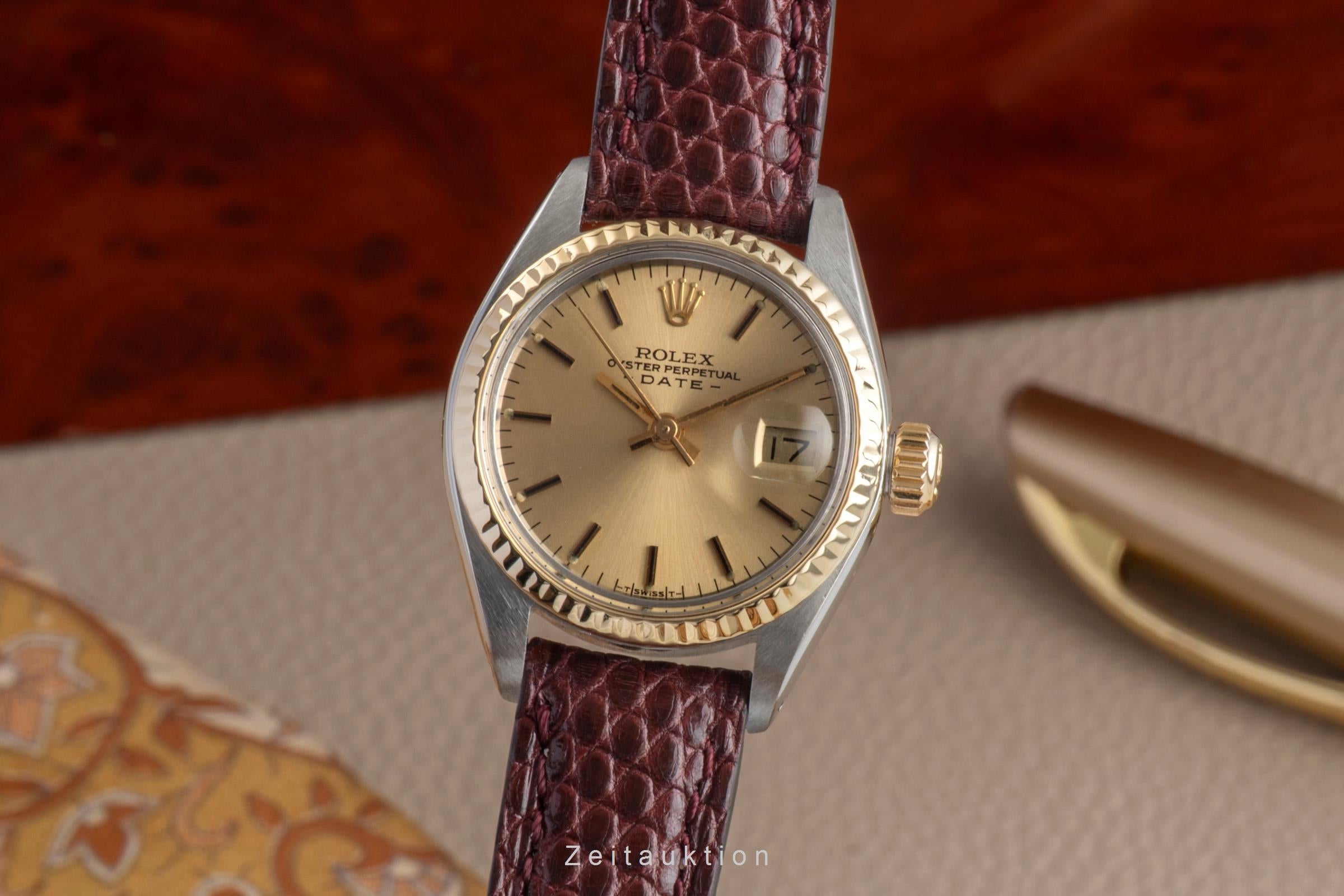 Rolex Lady Date acero / oro automático reloj para damas  6917 Vintage  [2604185]