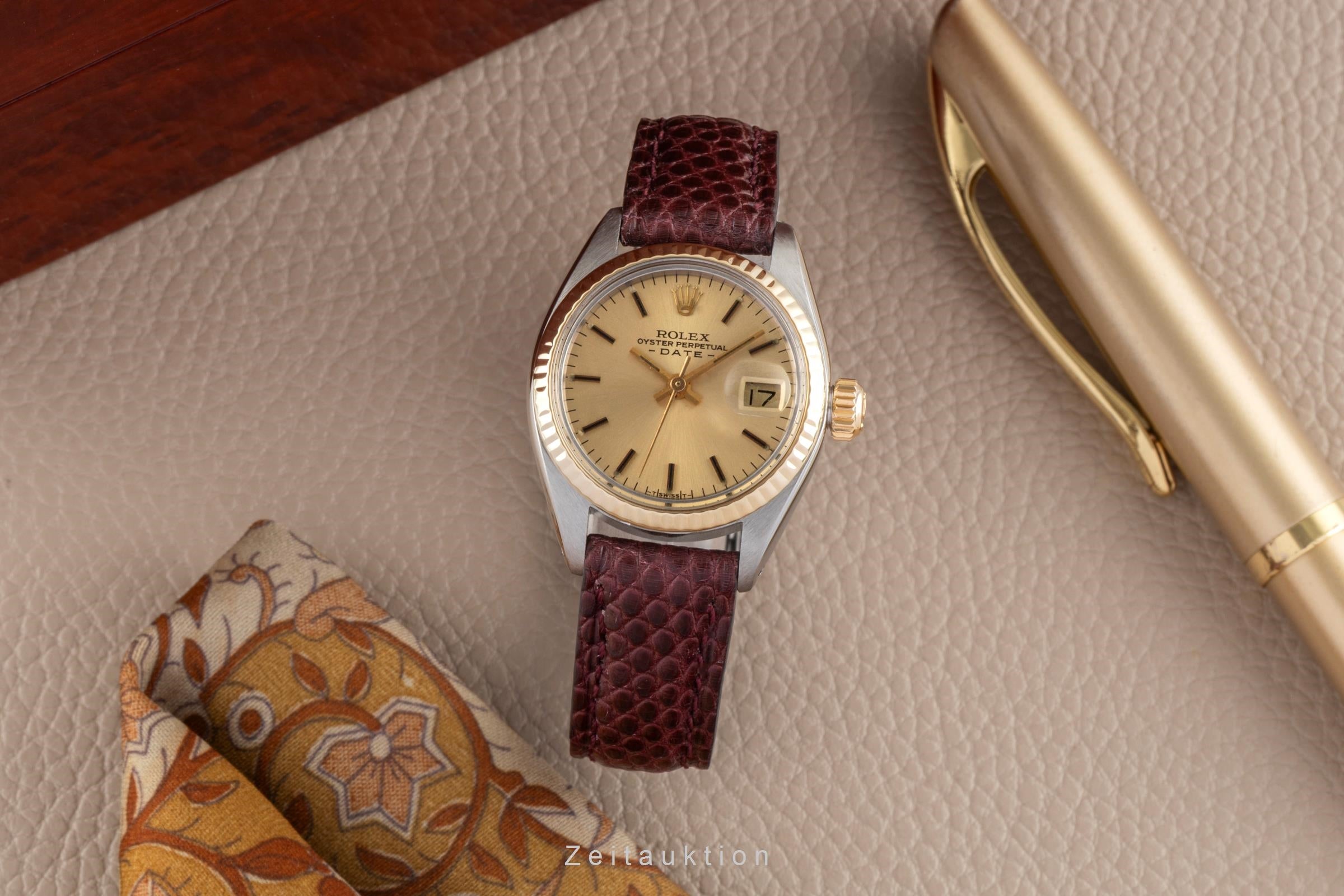 Rolex Lady Date acero / oro automático reloj para damas  6917 Vintage  [2604185]