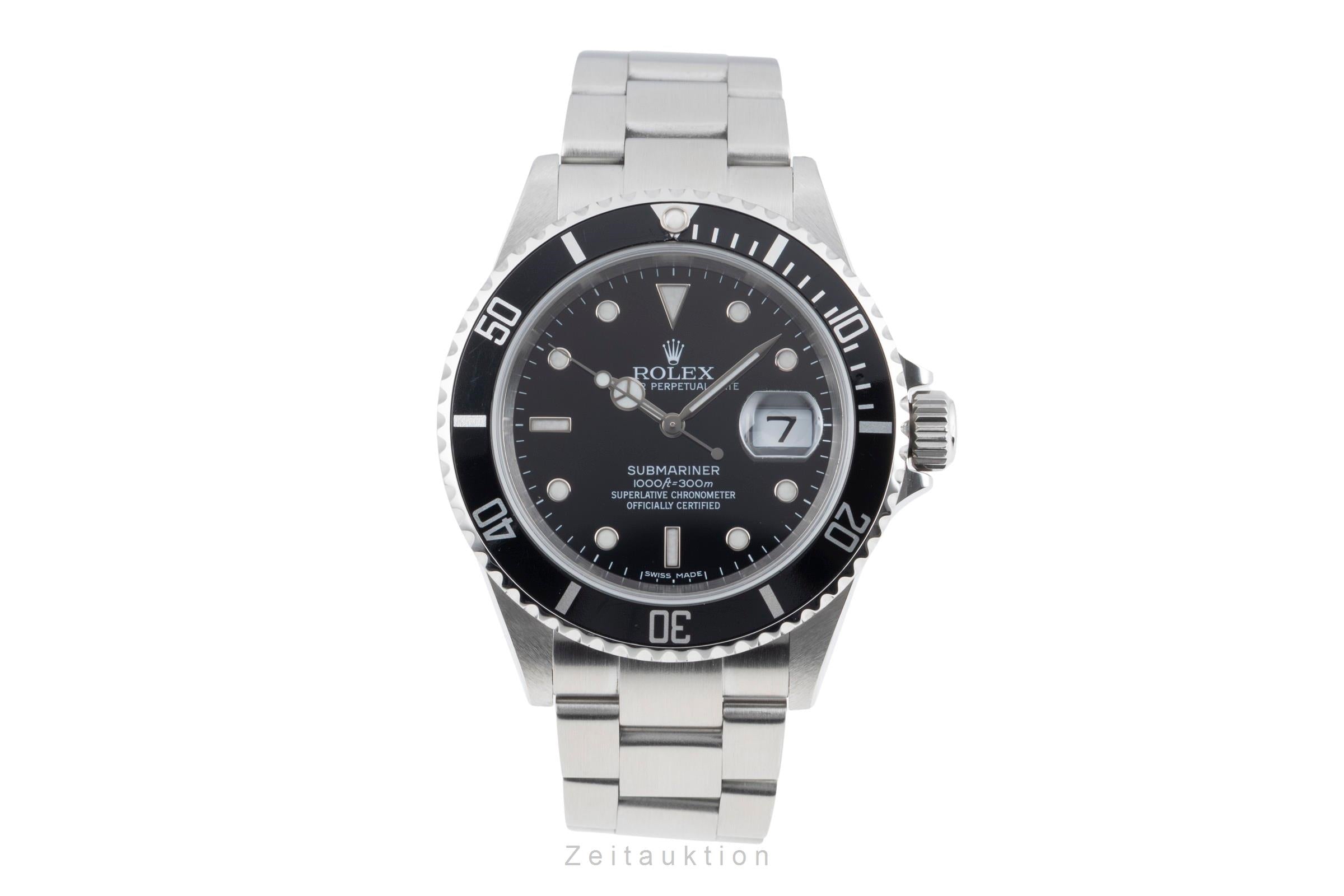 Rolex Submariner acero automático reloj para caballeros 16610T  [2604187]