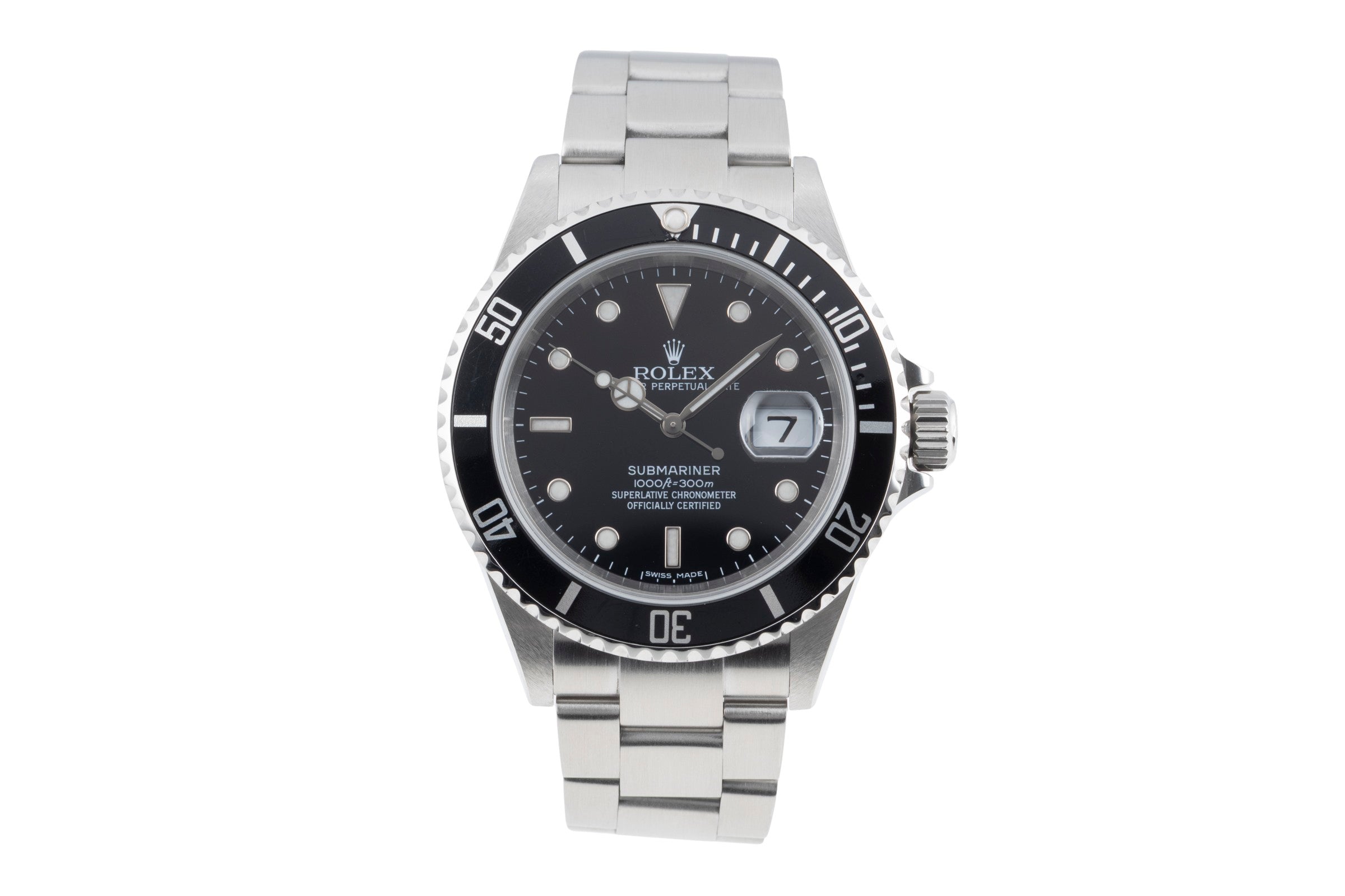 Rolex Submariner steel automatic men's watch 16610T  [2604187]
