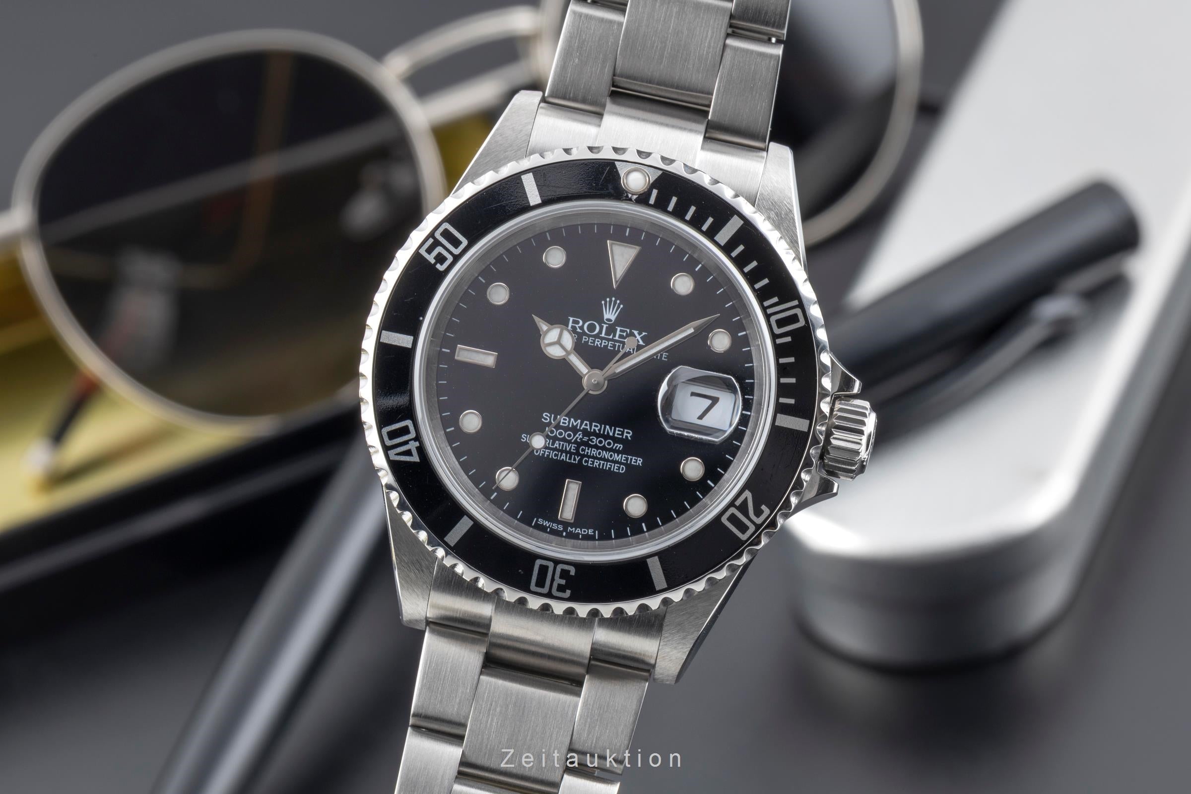 Rolex Submariner acero automático reloj para caballeros 16610T  [2604187]